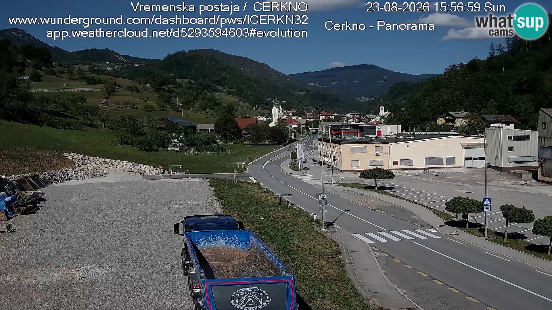 Webcam Ingresso Città di Cerkno