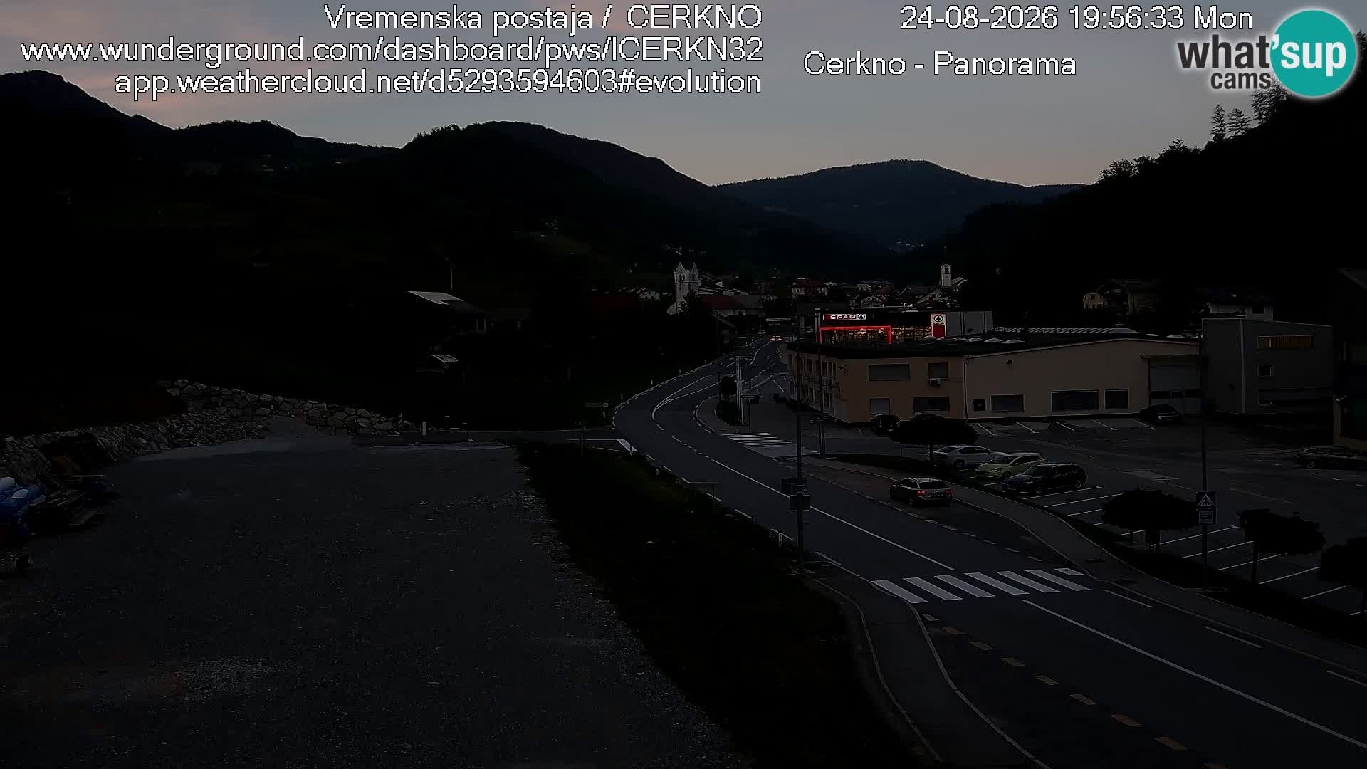 Webcam Ingresso Città di Cerkno