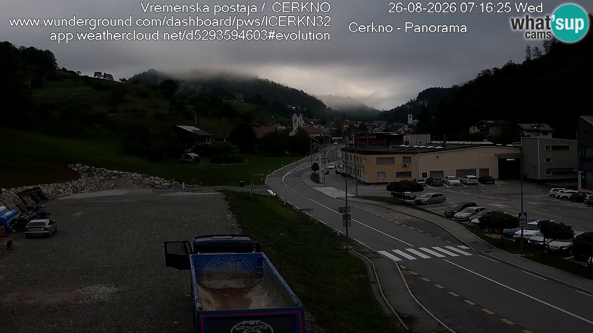 Cerkno Stadteingang Live-Webcam