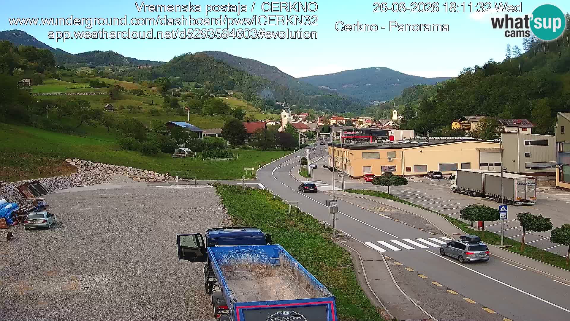 Webcam Ingresso Città di Cerkno