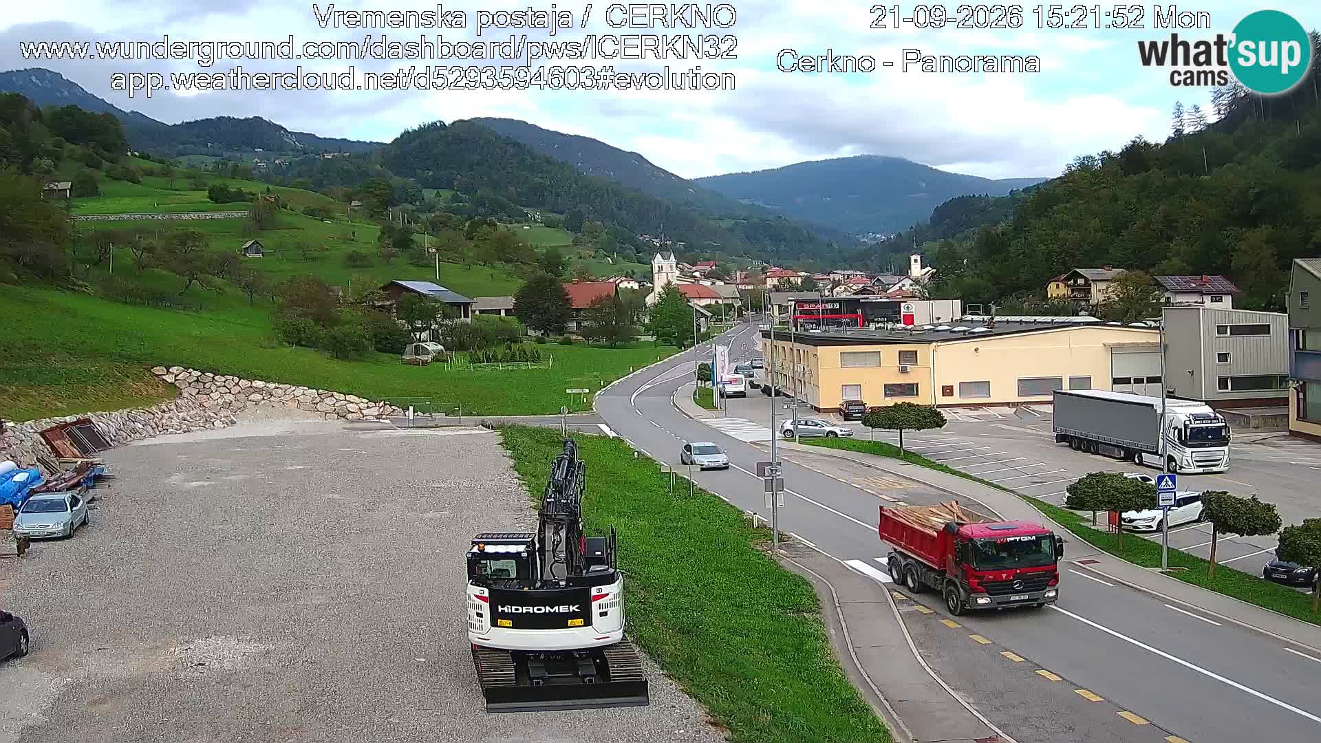 Cerkno Stadteingang Live-Webcam