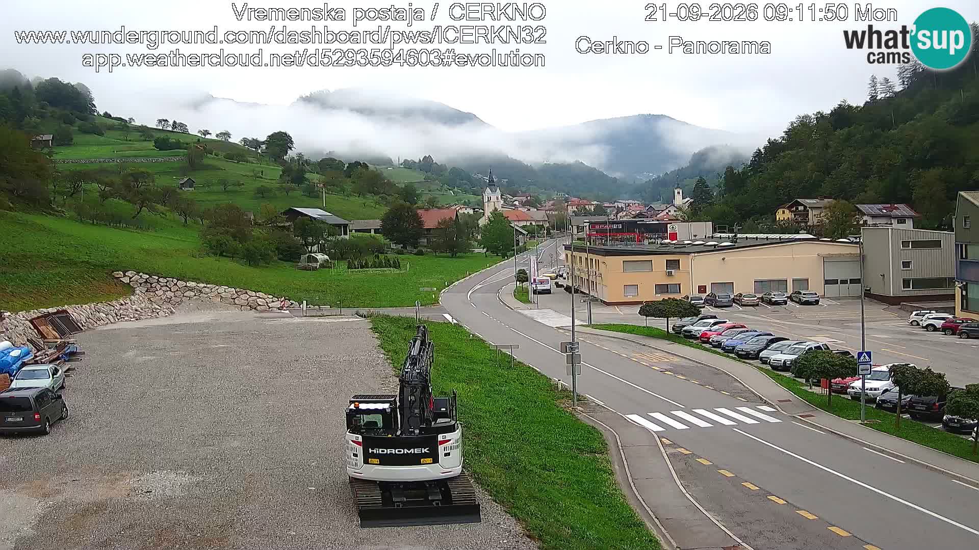 Cerkno Stadteingang Live-Webcam