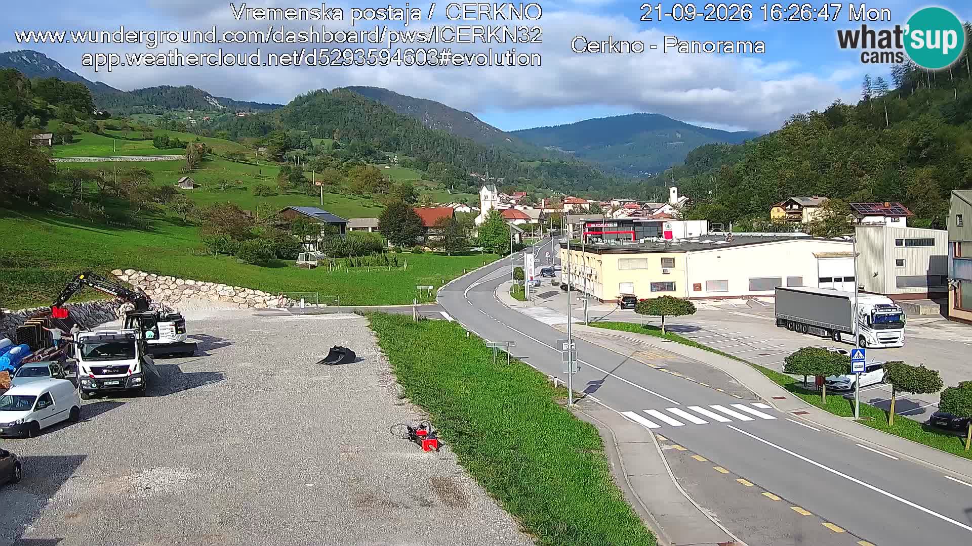 Cerkno ulaz u grad – Kamera uživo