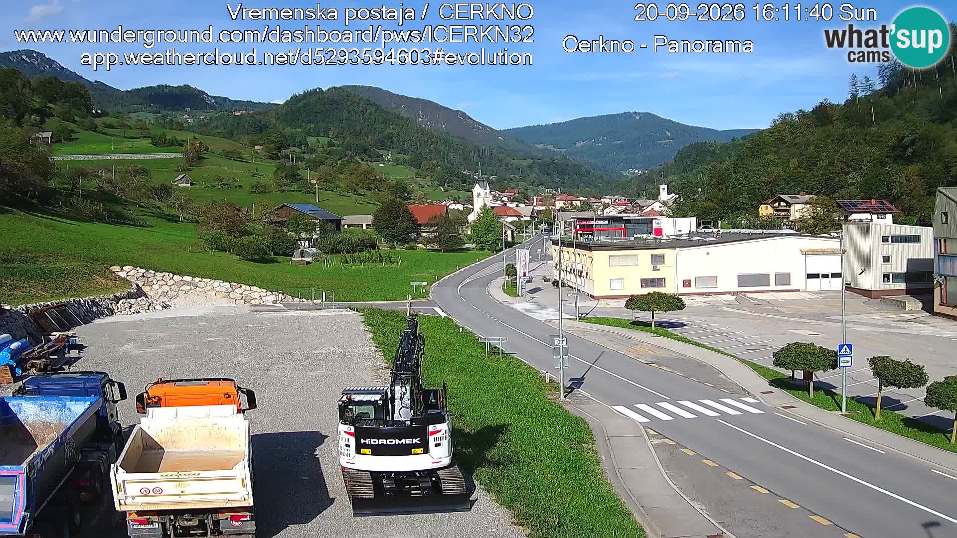 Webcam Ingresso Città di Cerkno