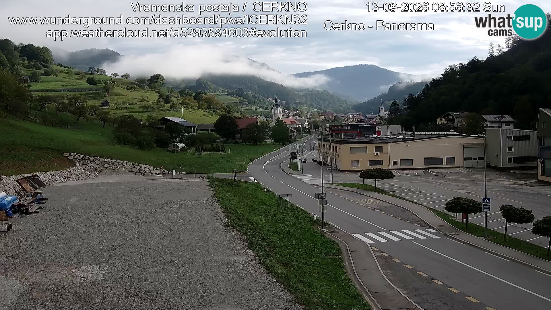 Webcam Ingresso Città di Cerkno