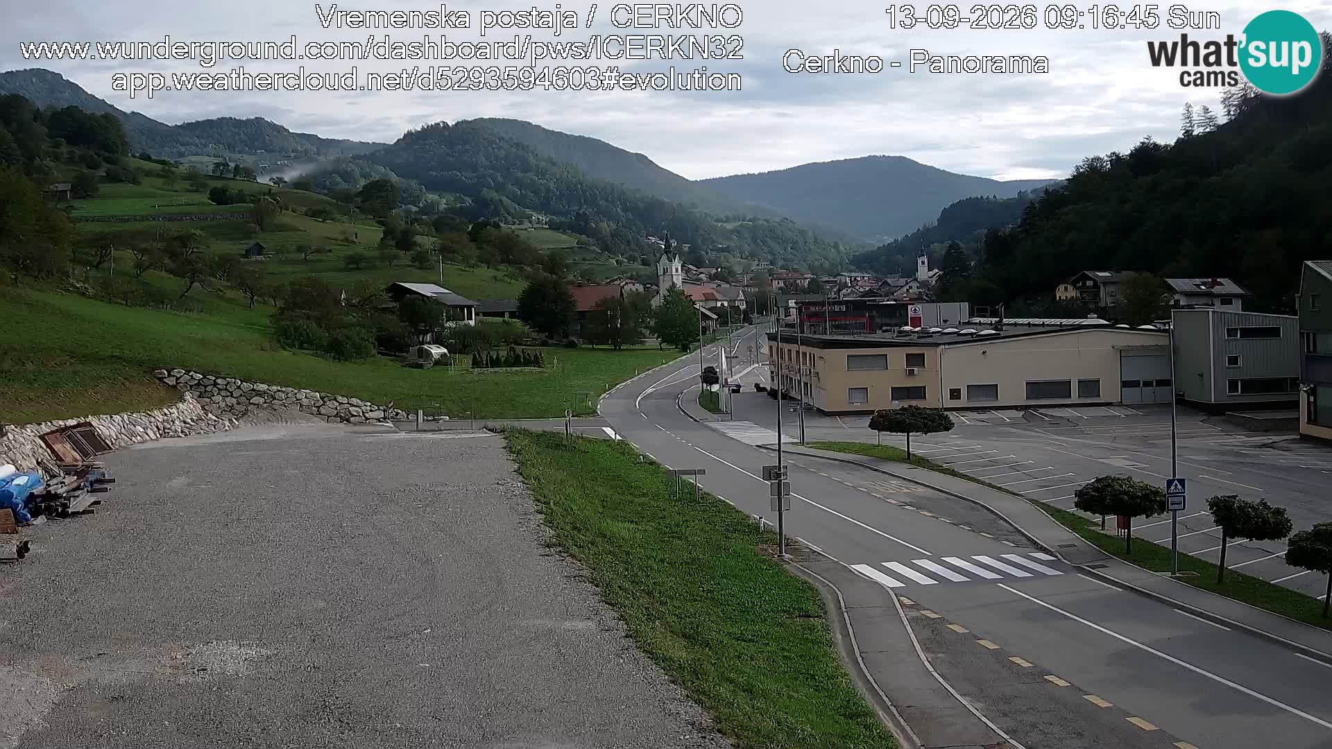Webcam Ingresso Città di Cerkno