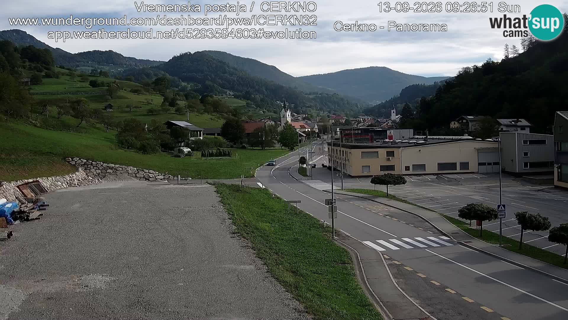Webcam Ingresso Città di Cerkno