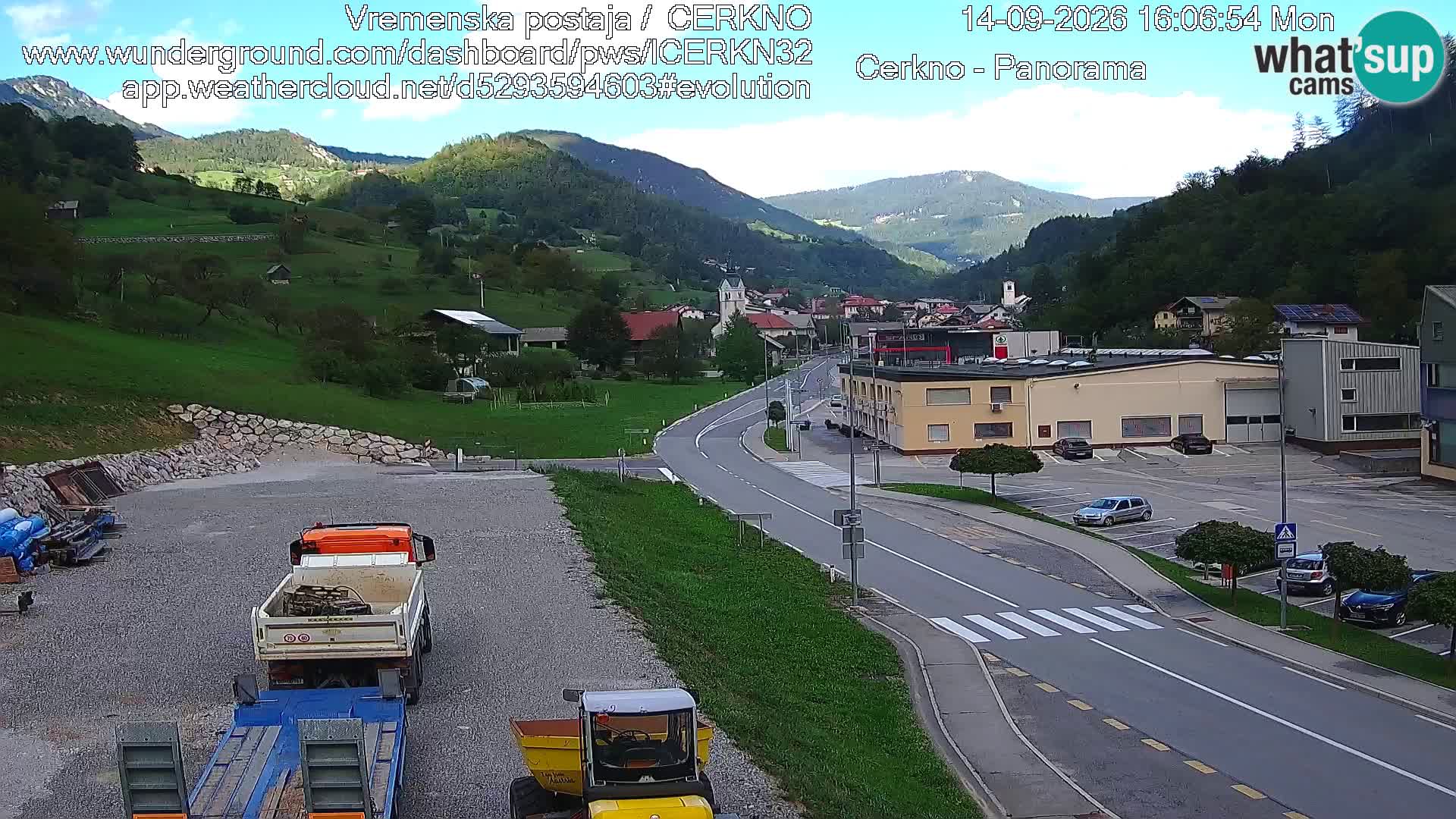 Cerkno Stadteingang Live-Webcam