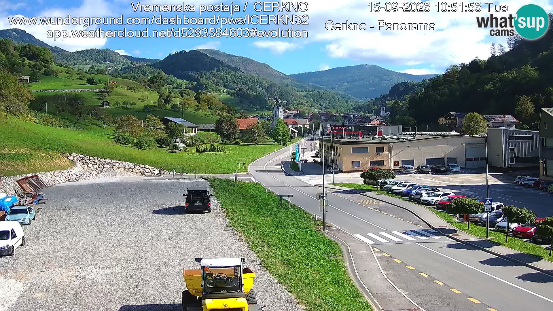 Cerkno Stadteingang Live-Webcam