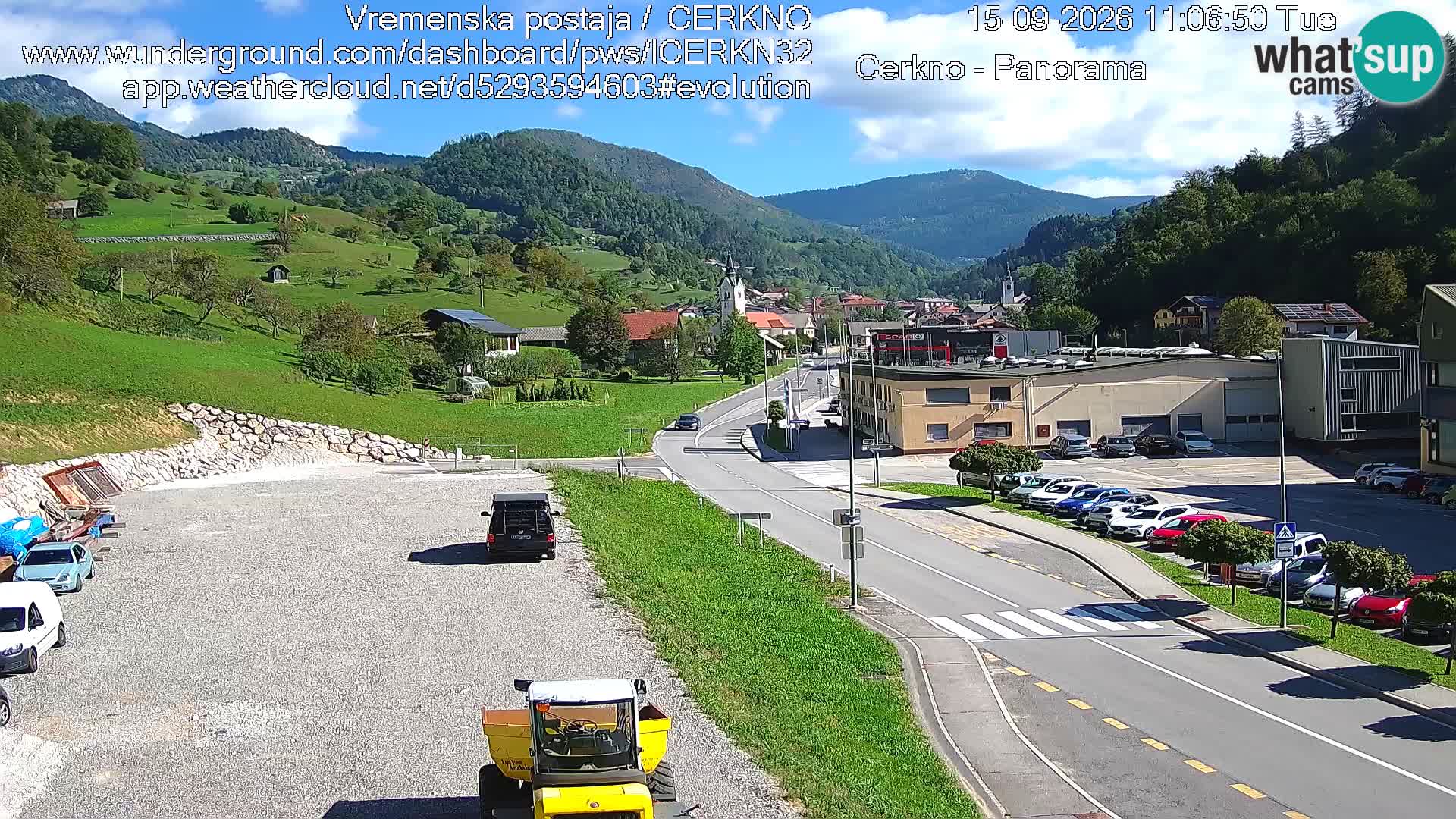Webcam Ingresso Città di Cerkno