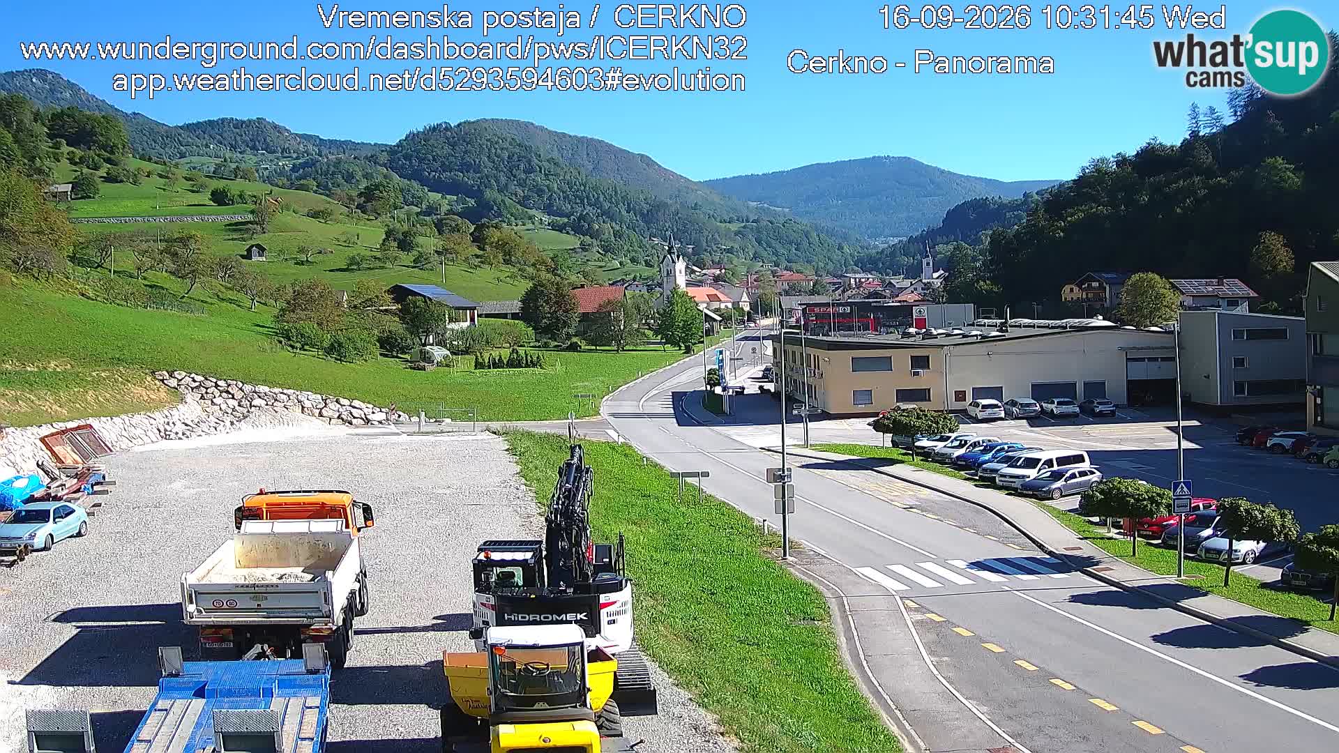 Webcam Ingresso Città di Cerkno