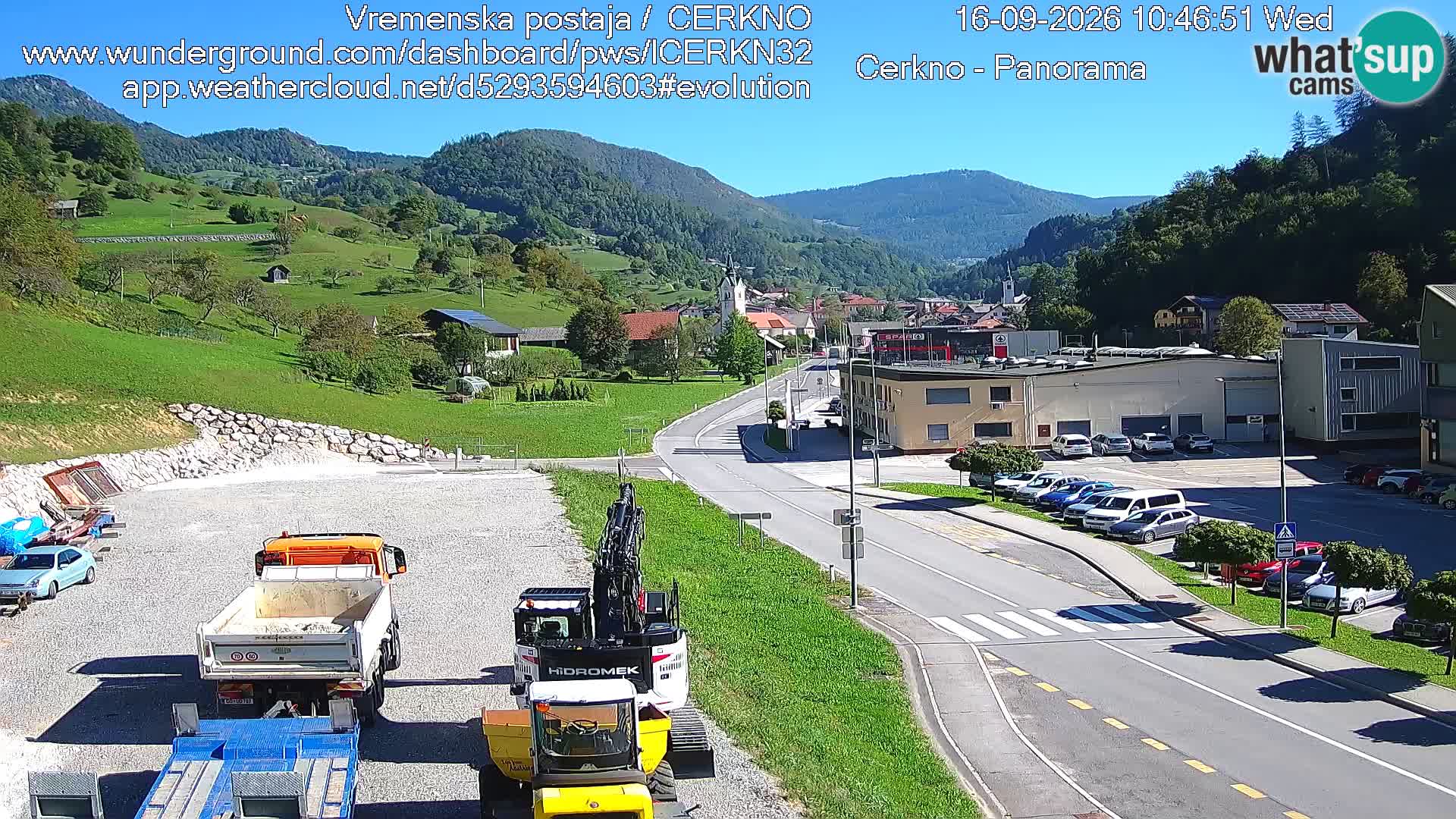 Cerkno Stadteingang Live-Webcam