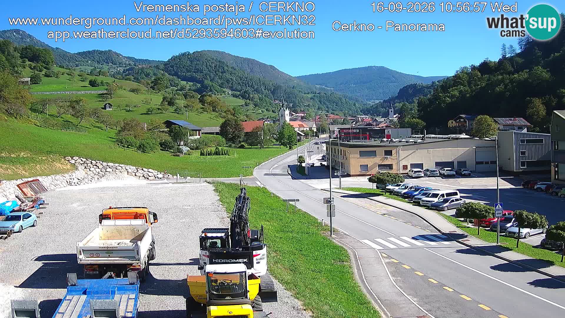 Cerkno Stadteingang Live-Webcam