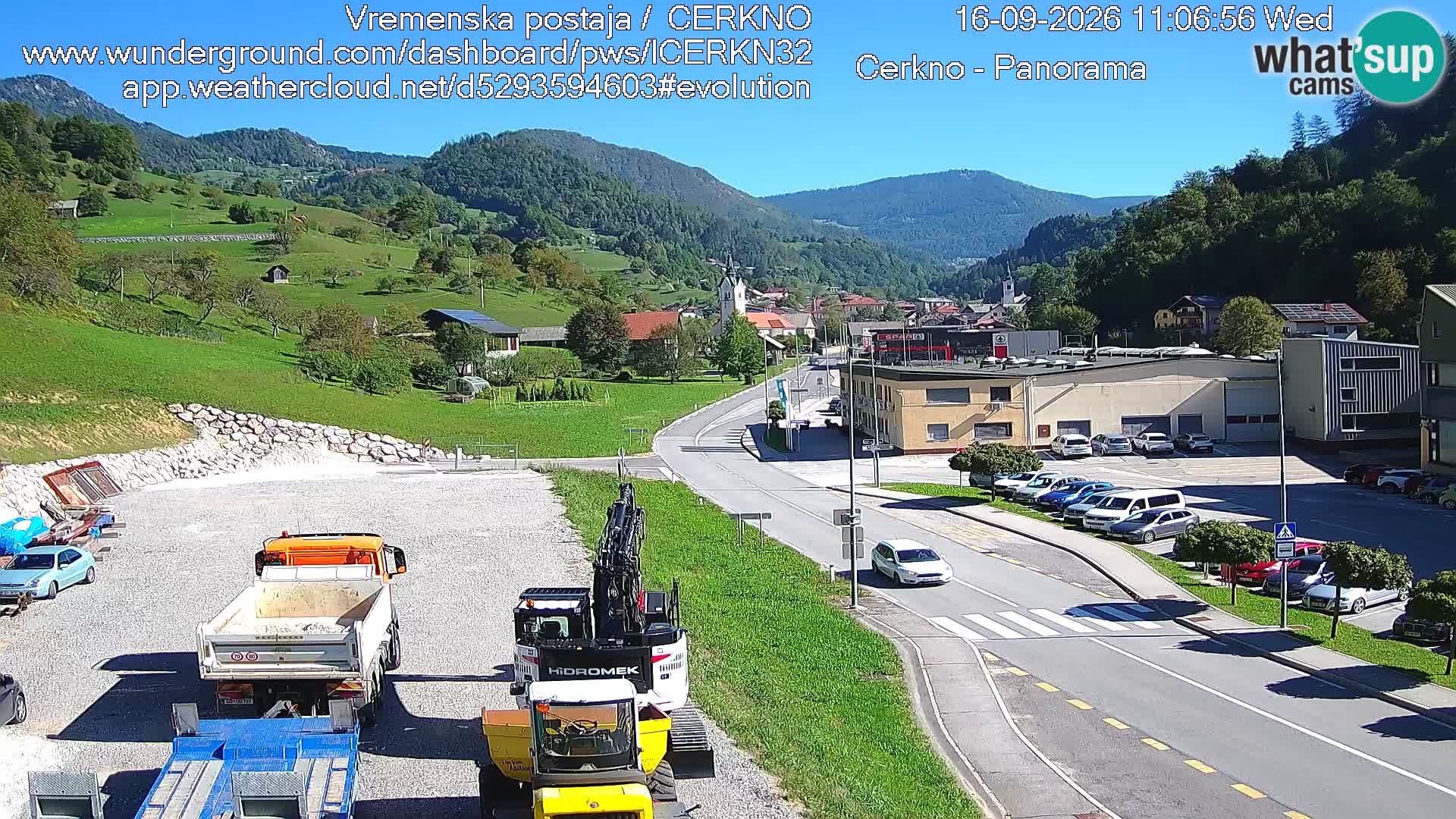 Cerkno Stadteingang Live-Webcam