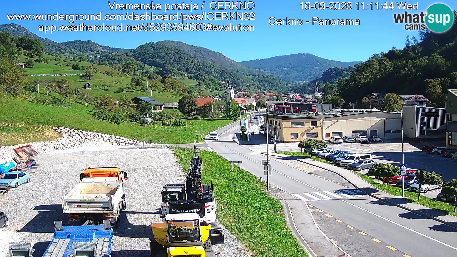Webcam Ingresso Città di Cerkno