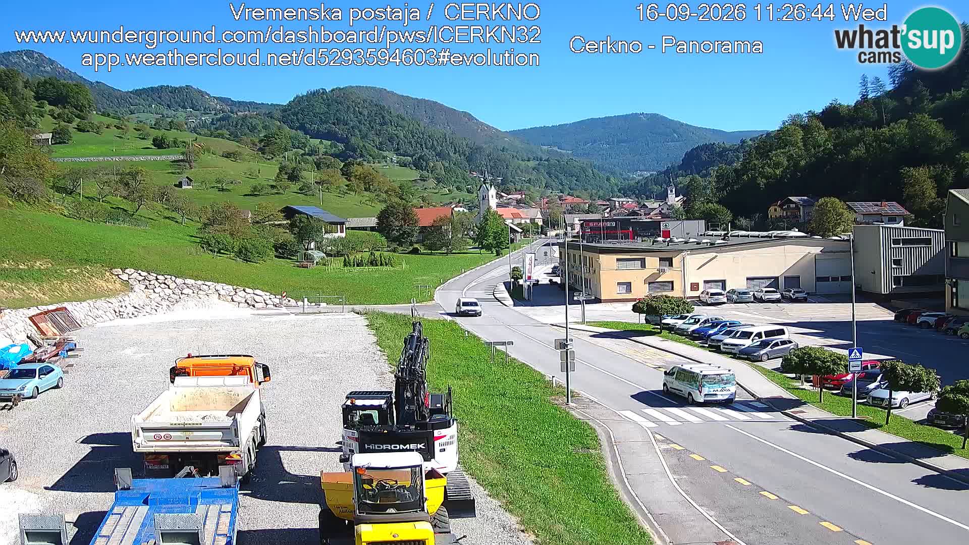 Cerkno Stadteingang Live-Webcam