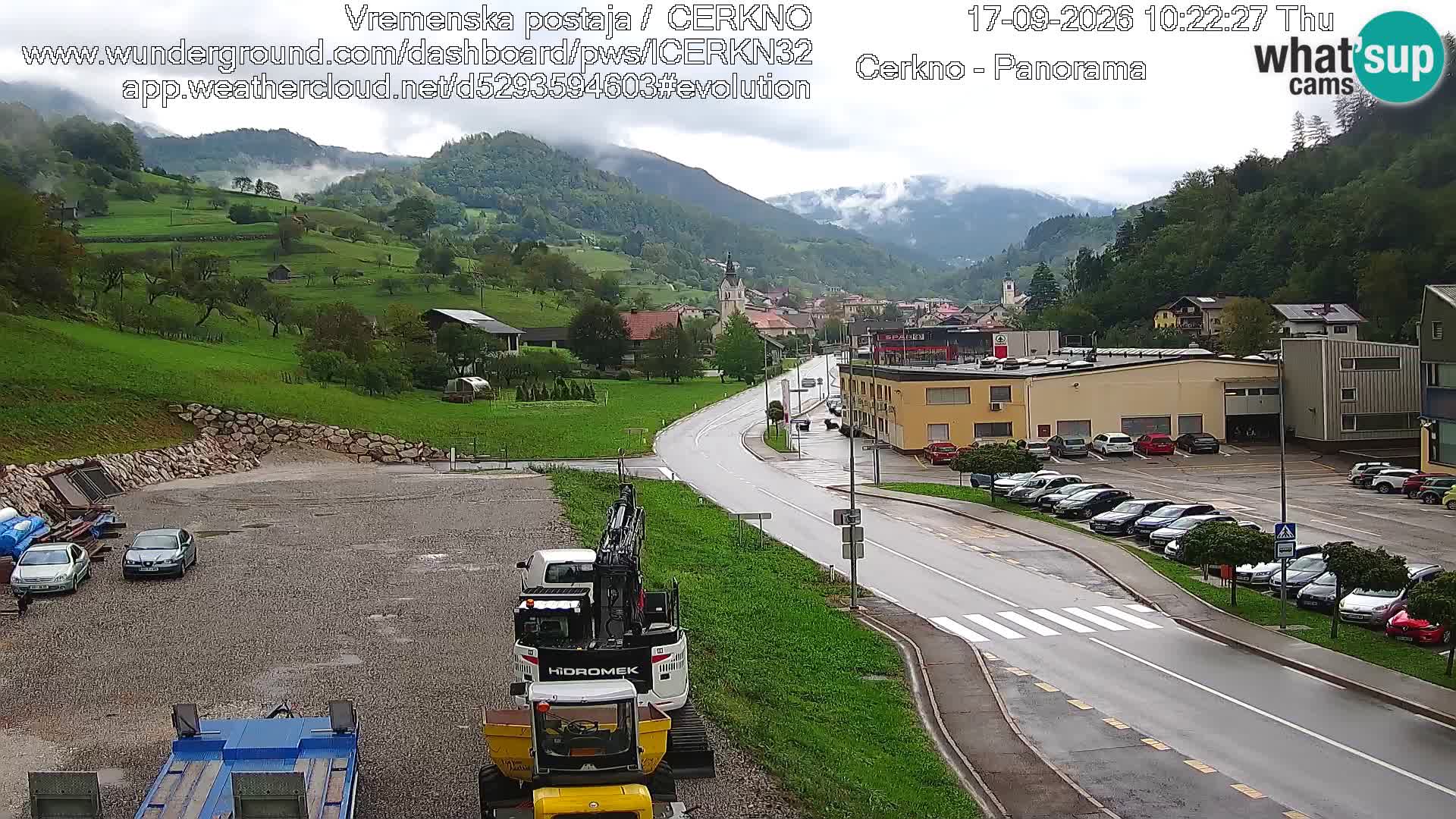 Webcam Ingresso Città di Cerkno