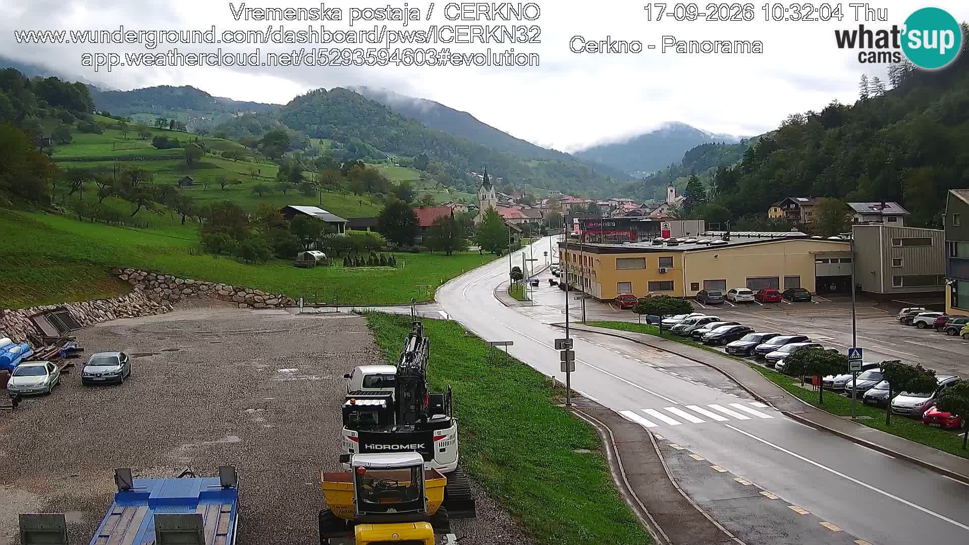 Cerkno ulaz u grad – Kamera uživo