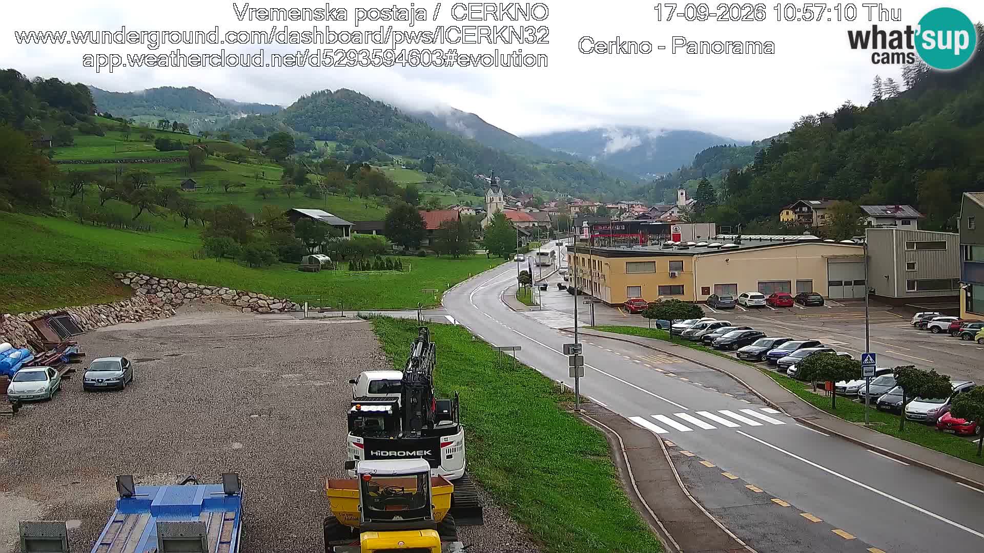 Webcam Ingresso Città di Cerkno