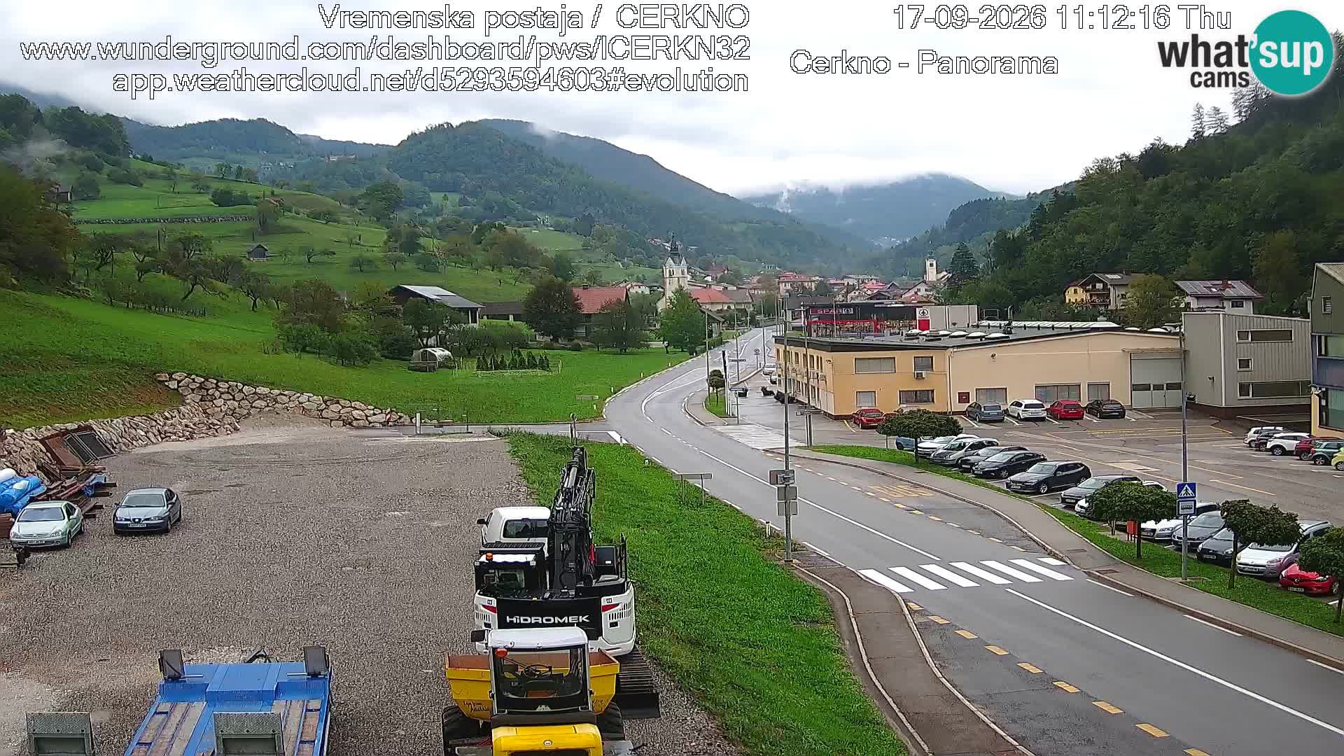 Cerkno Stadteingang Live-Webcam