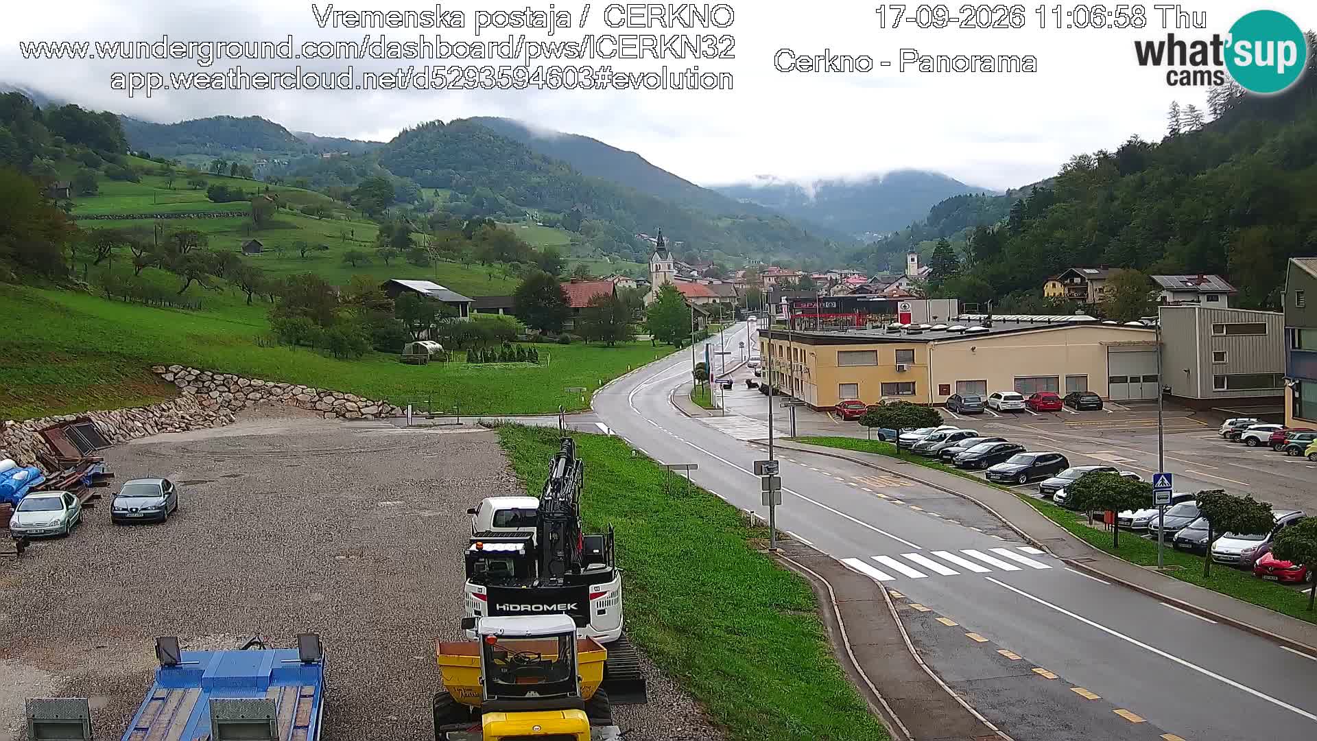 Webcam Ingresso Città di Cerkno