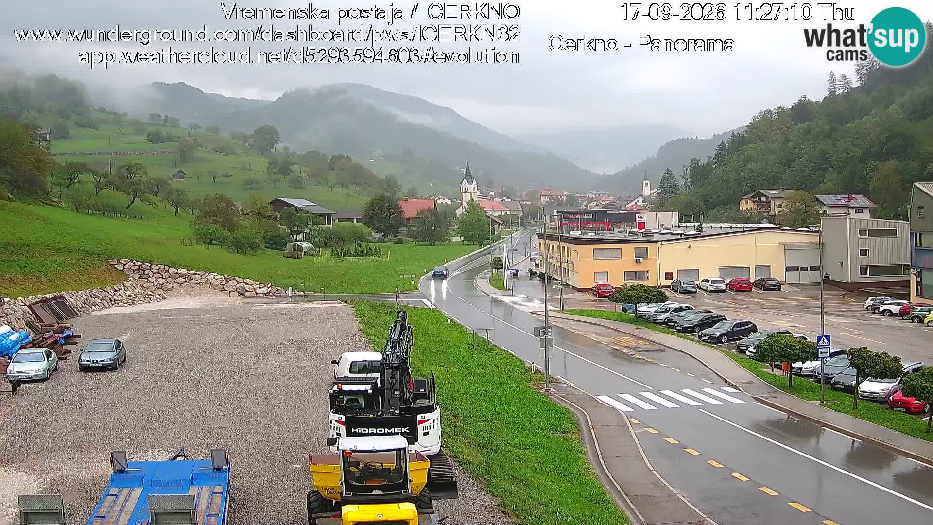 Cerkno Stadteingang Live-Webcam