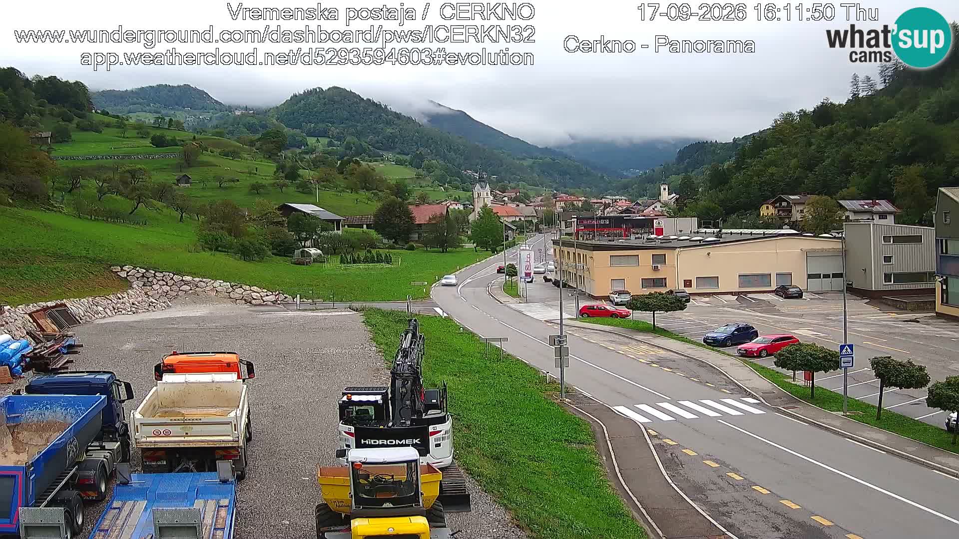 Cerkno Stadteingang Live-Webcam