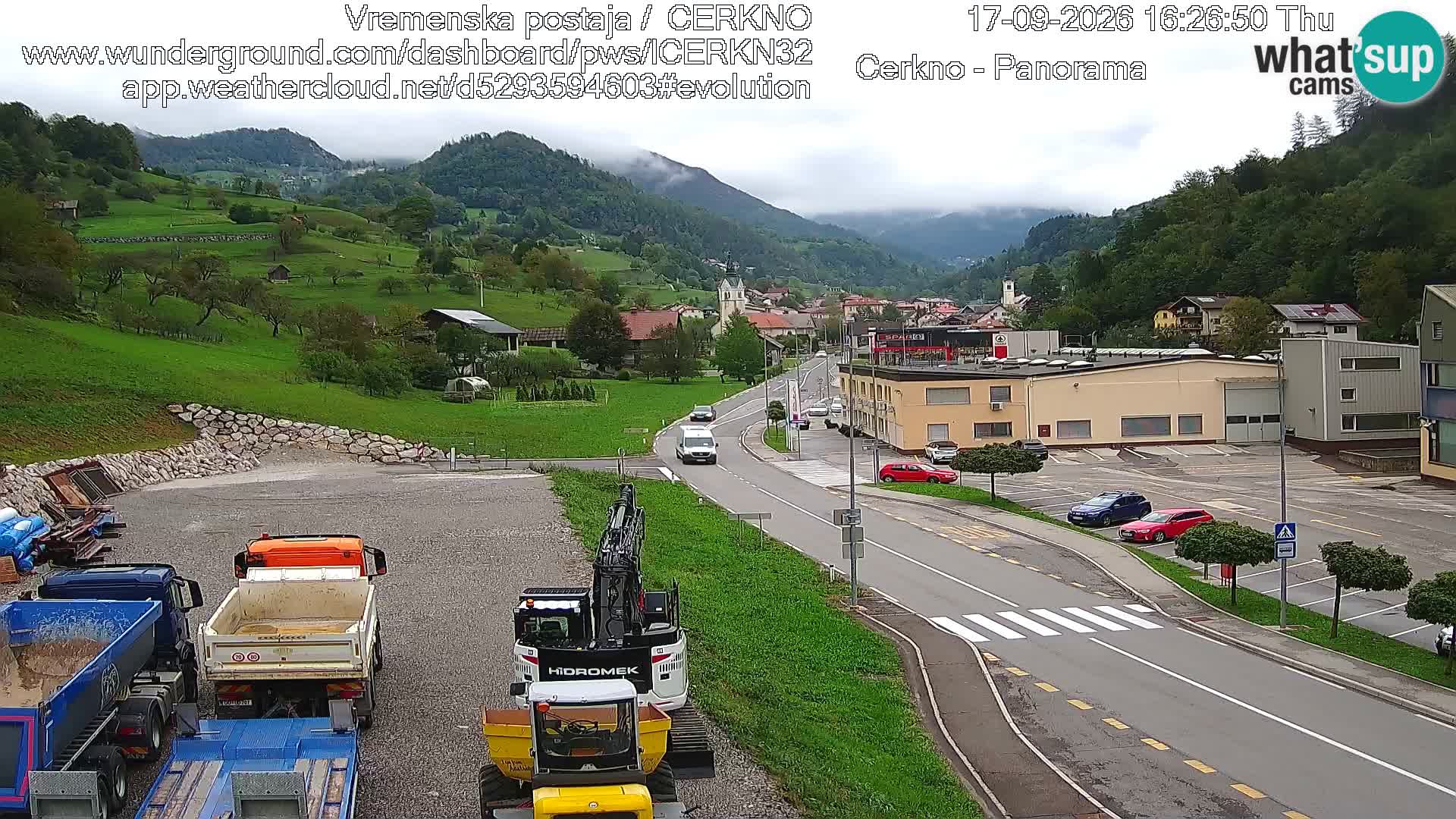 Cerkno Stadteingang Live-Webcam
