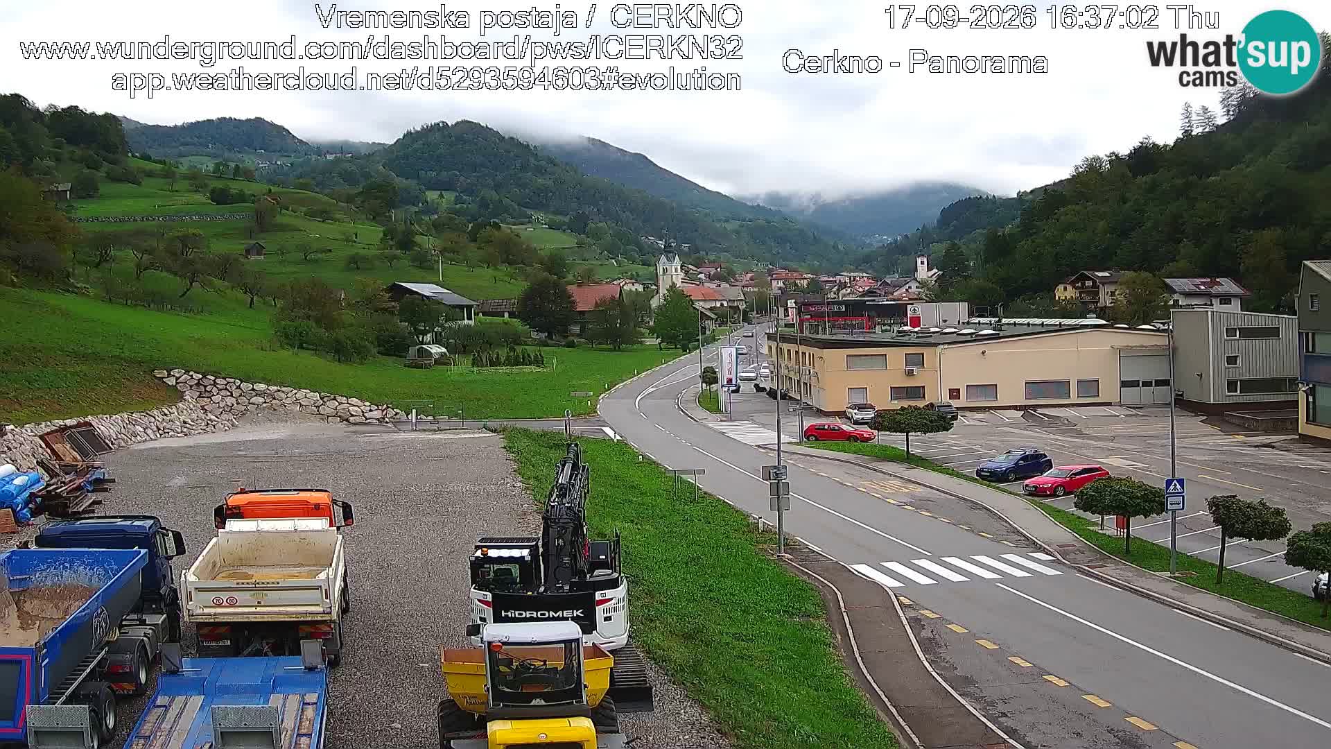 Cerkno Stadteingang Live-Webcam