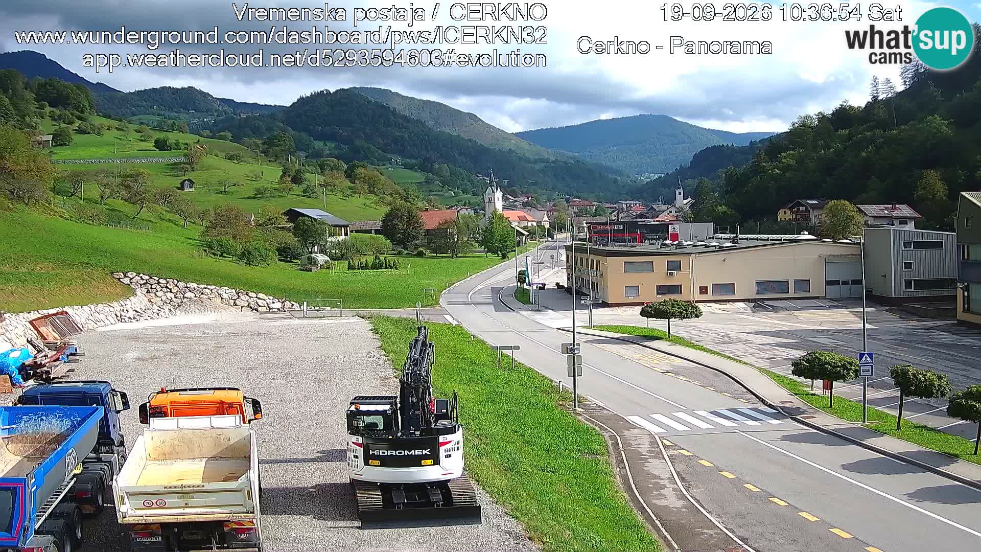 Cerkno Stadteingang Live-Webcam
