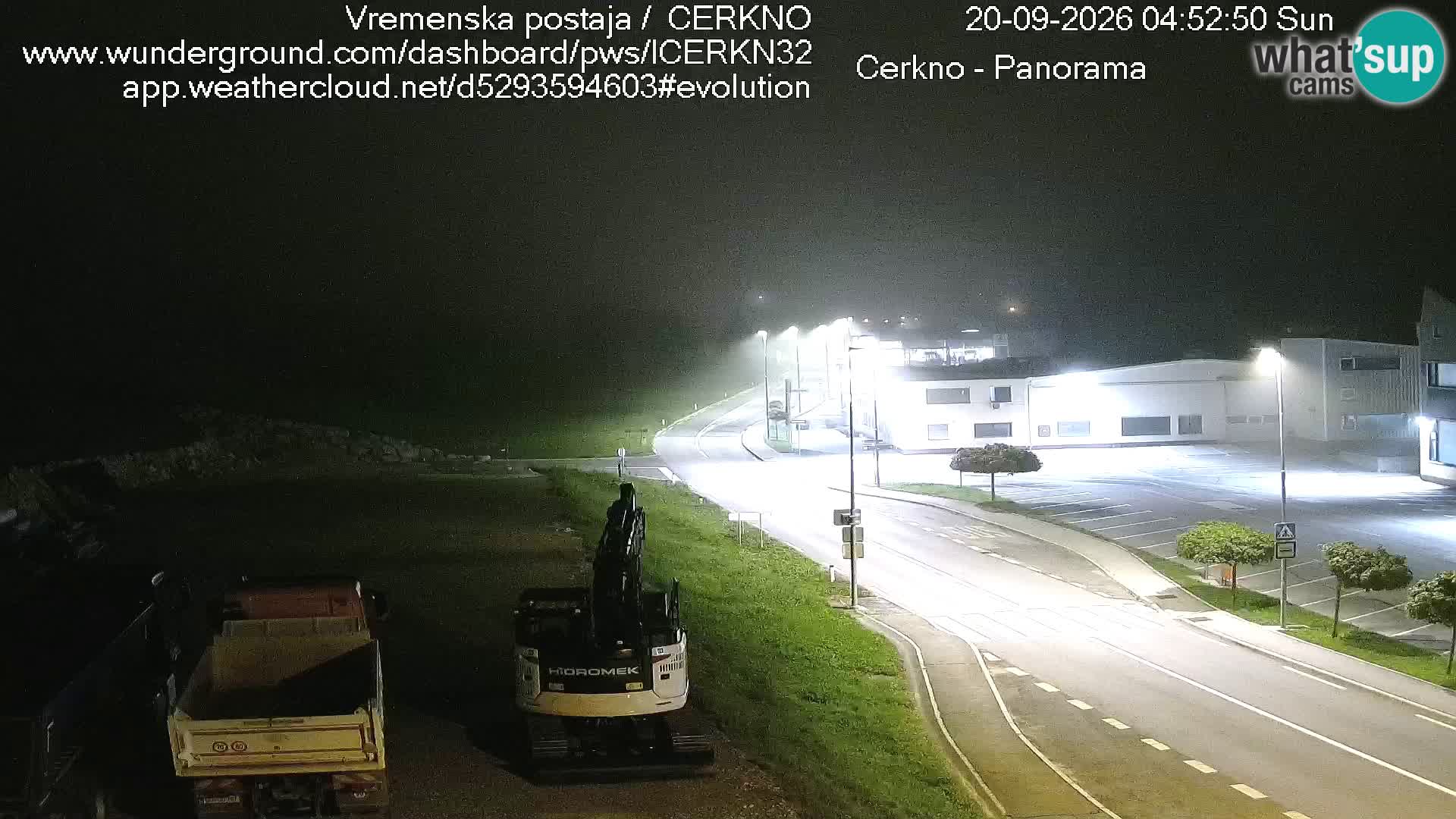 Cerkno city entrance Live Webcam