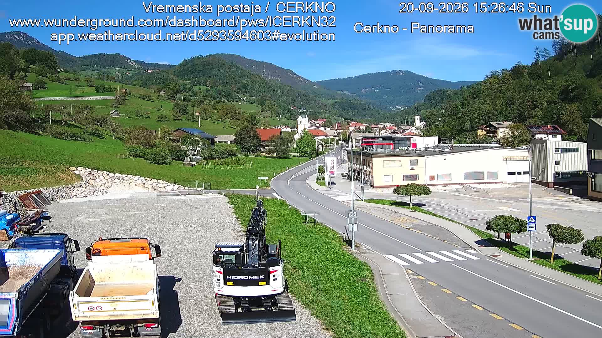 Cerkno Stadteingang Live-Webcam