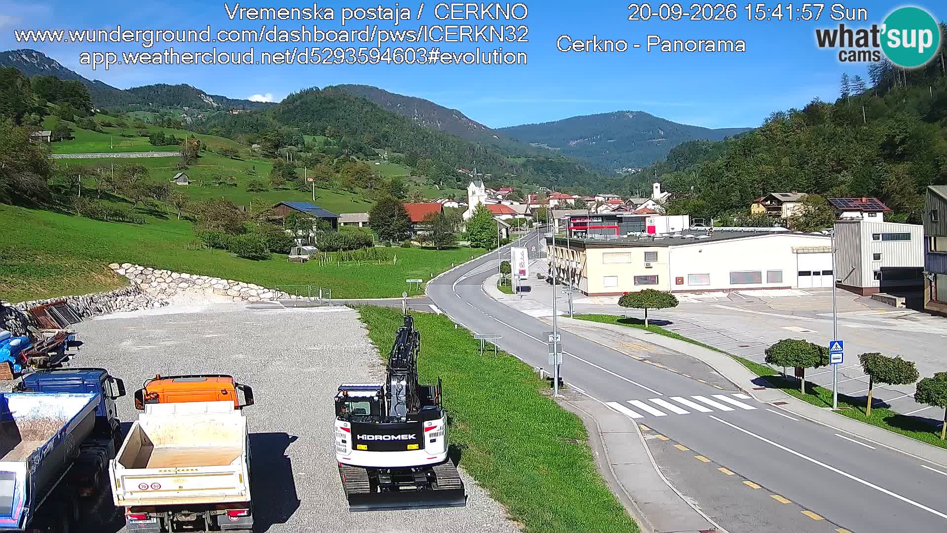 Cerkno Stadteingang Live-Webcam