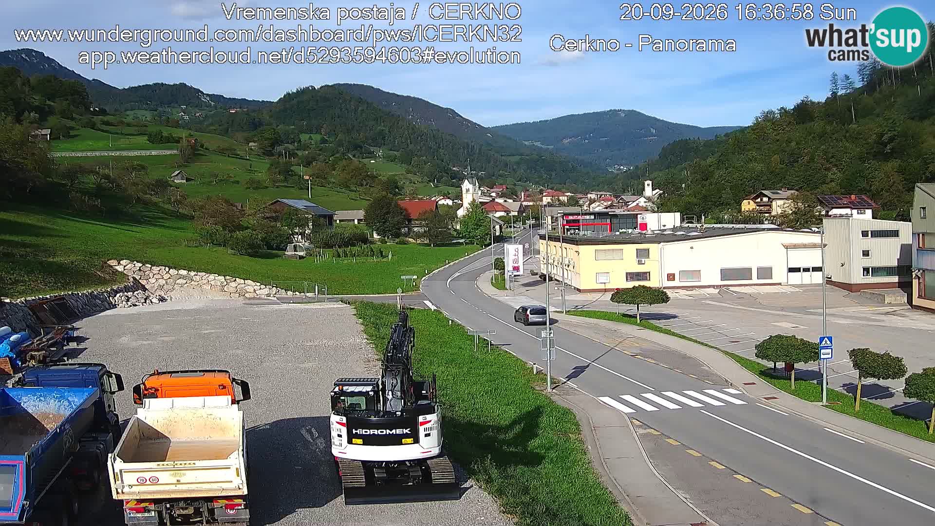 Webcam Ingresso Città di Cerkno