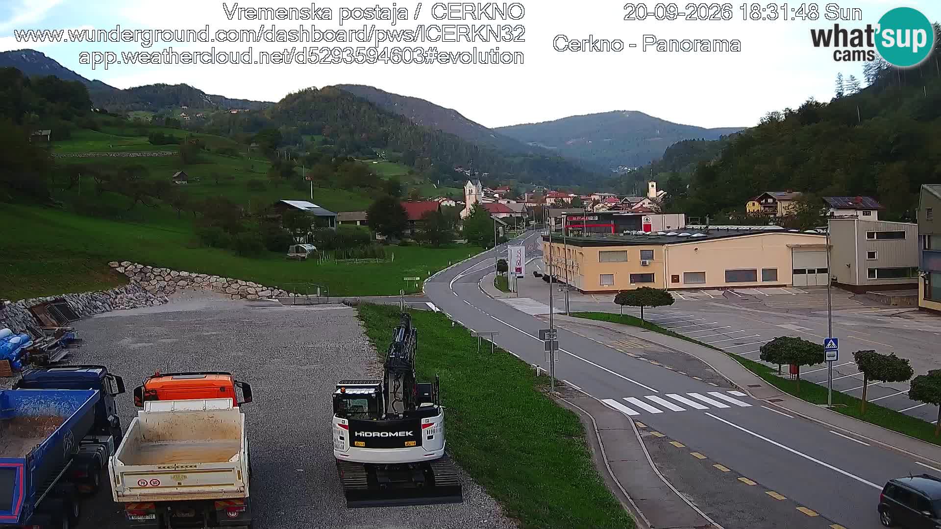 Cerkno Stadteingang Live-Webcam