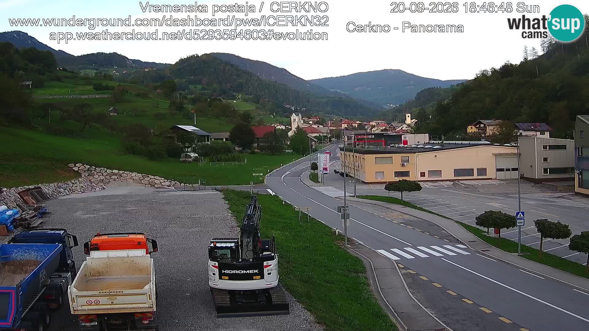 Cerkno Stadteingang Live-Webcam