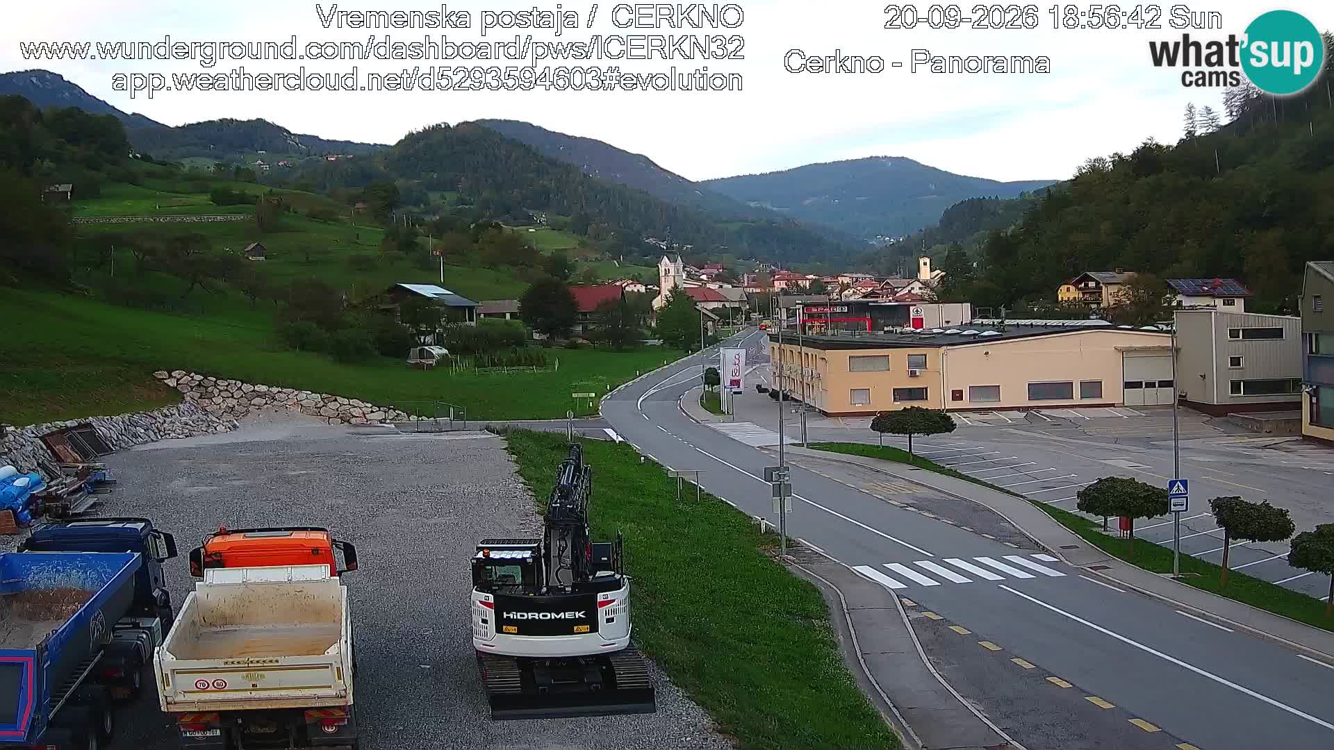 Cerkno Stadteingang Live-Webcam