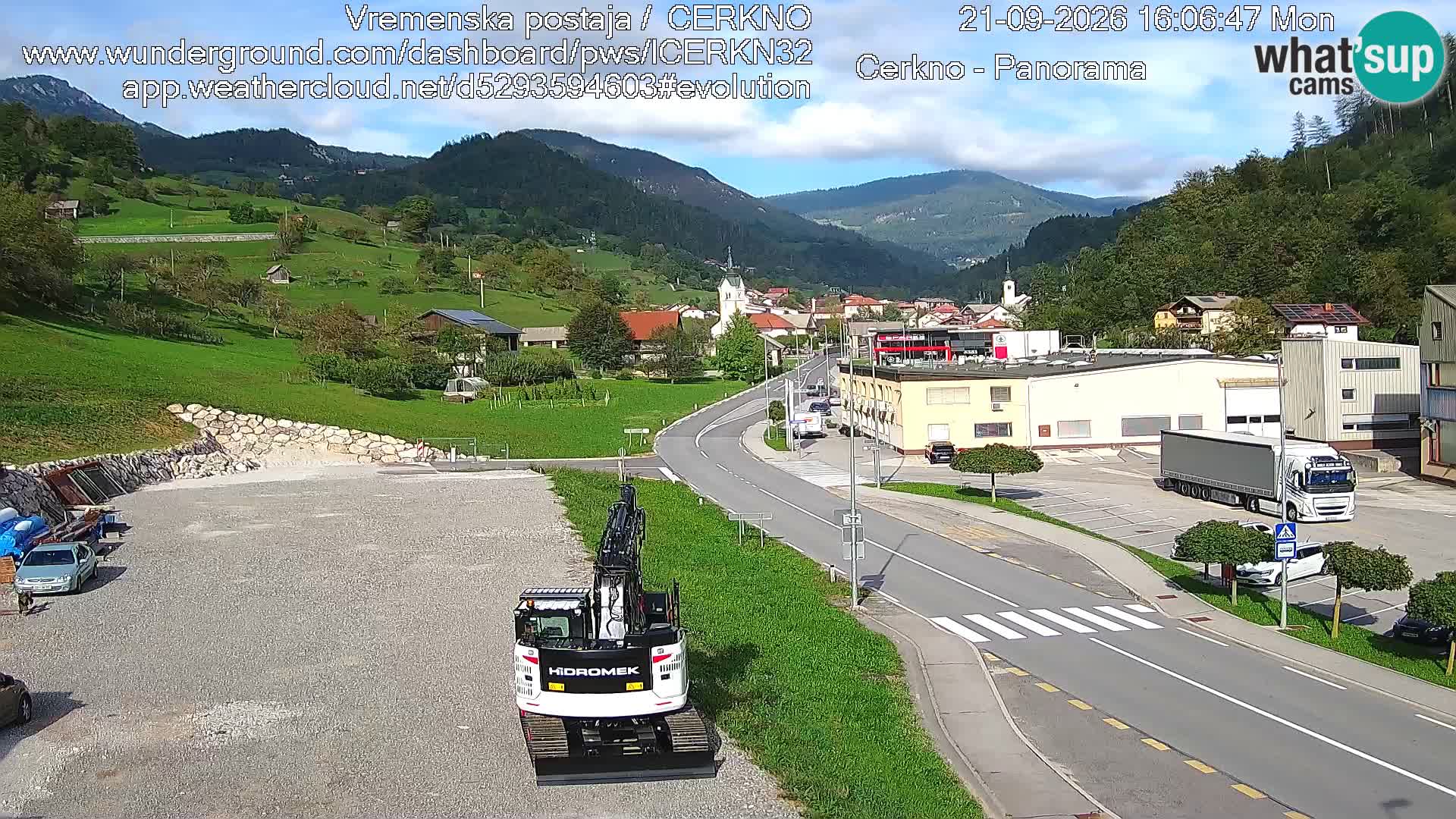 Cerkno ulaz u grad – Kamera uživo