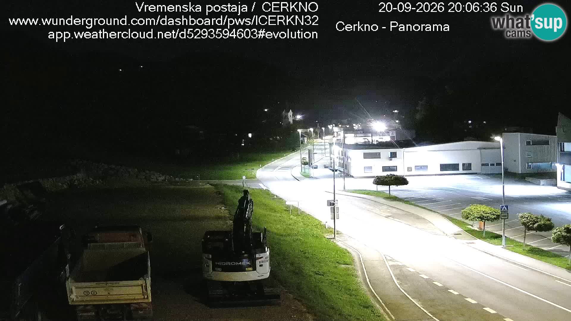Cerkno entrada a la ciudad Webcam en vivo