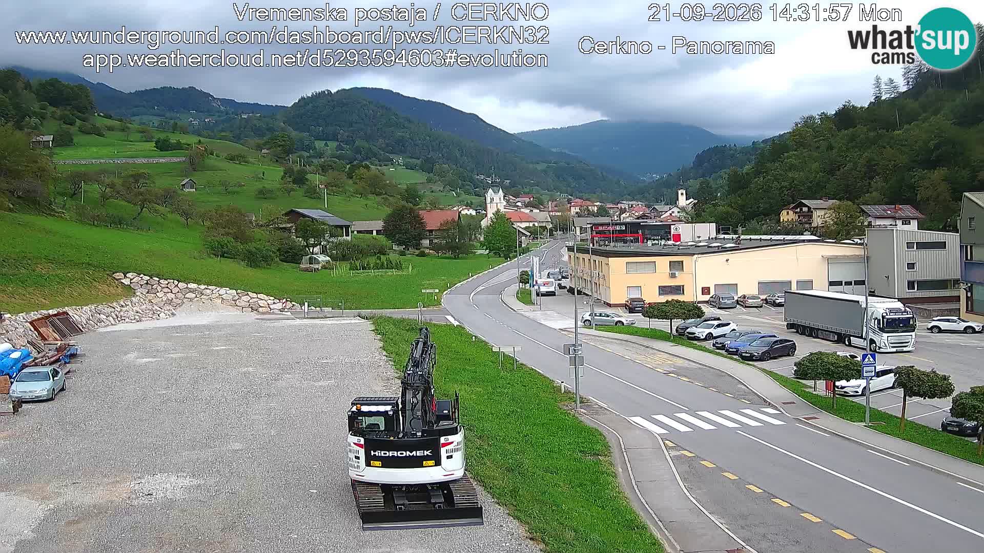 Cerkno Stadteingang Live-Webcam