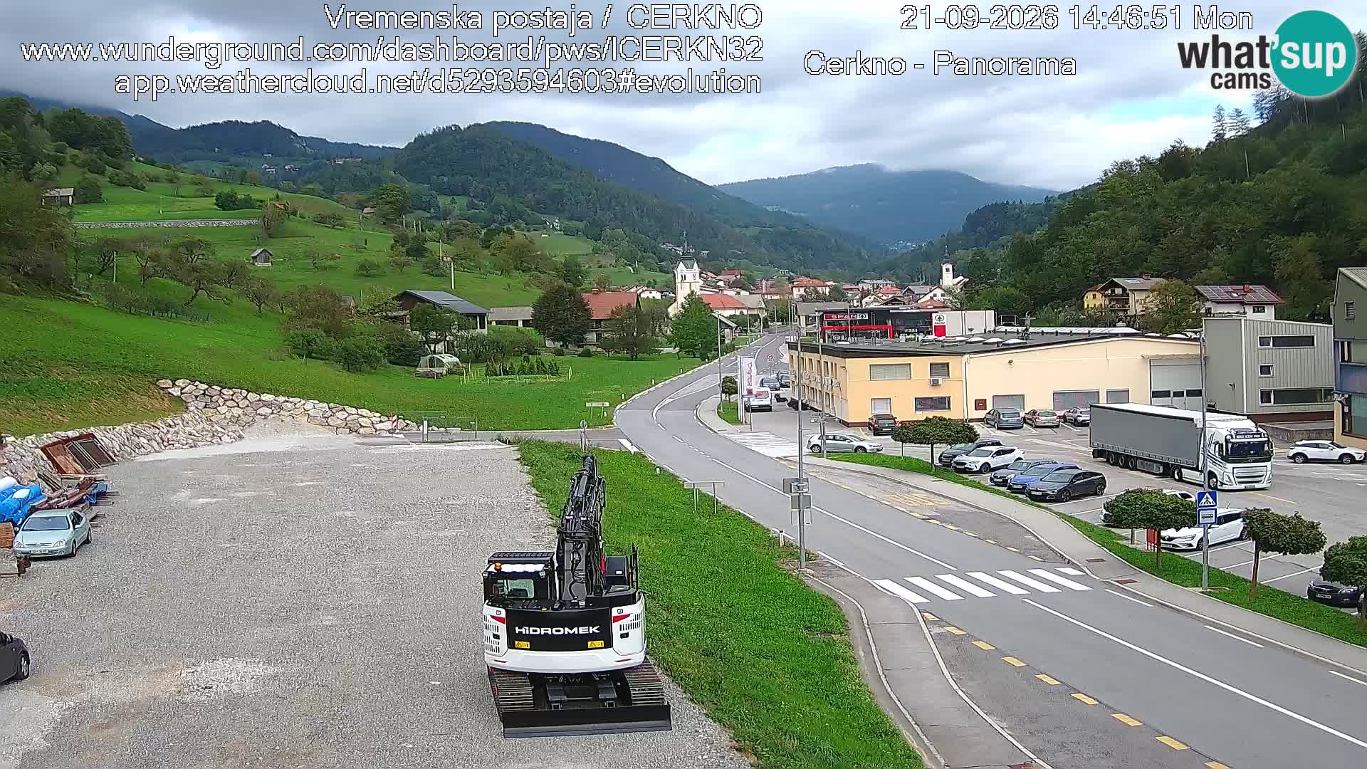 Cerkno Stadteingang Live-Webcam