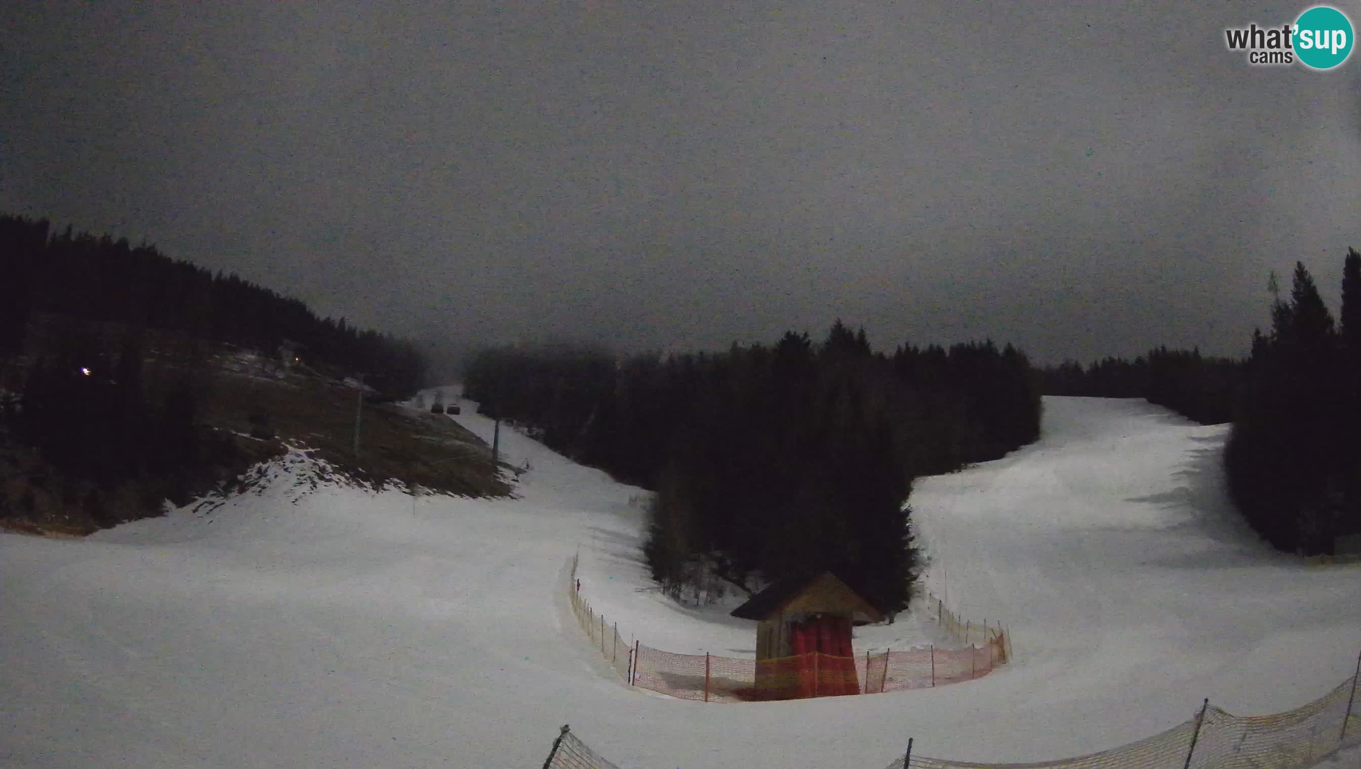 Web kamera Cerkno Brdo – Pogled uživo sa skijališta Cerkno