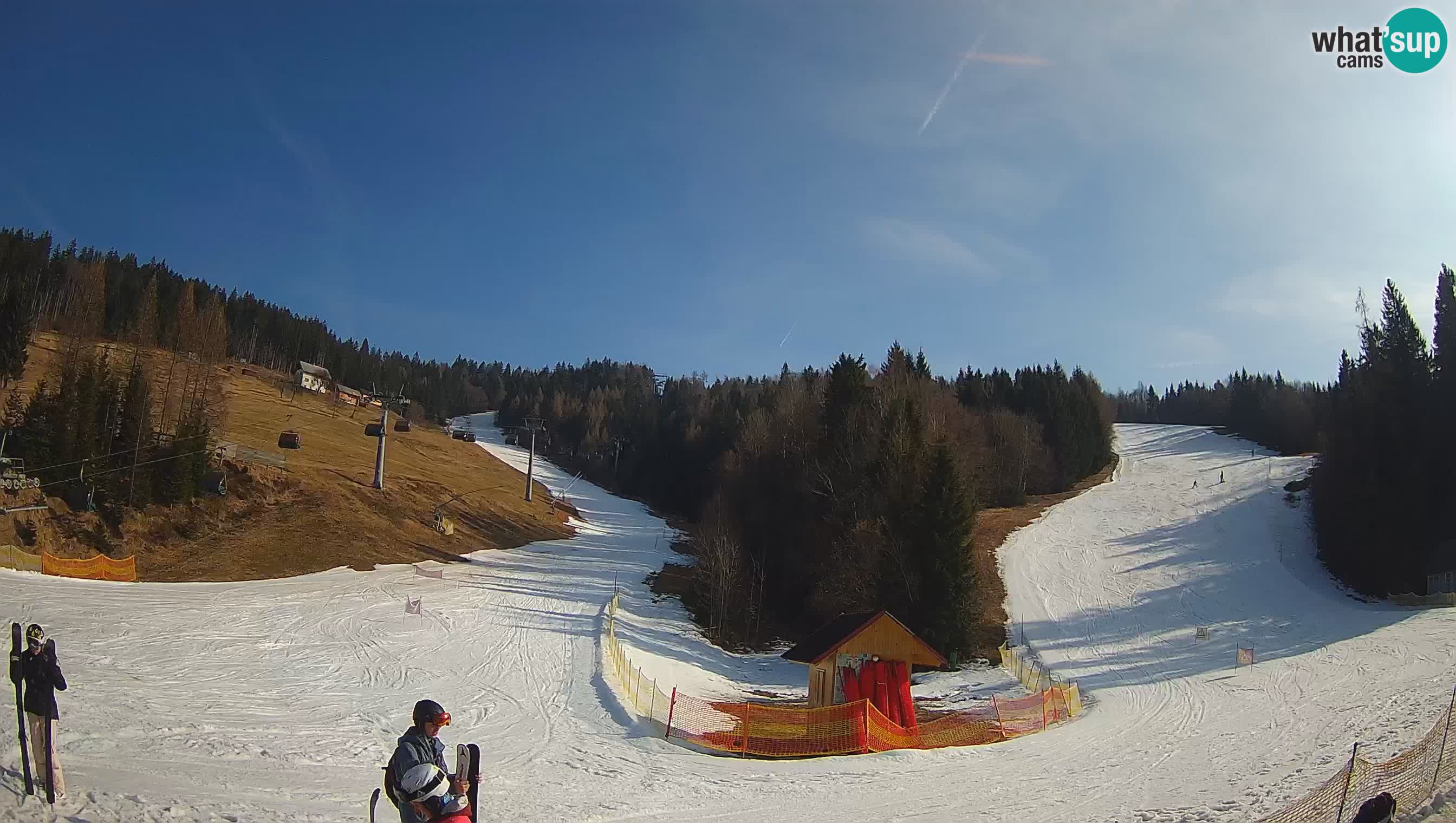 Web kamera Cerkno Brdo – Pogled uživo sa skijališta Cerkno