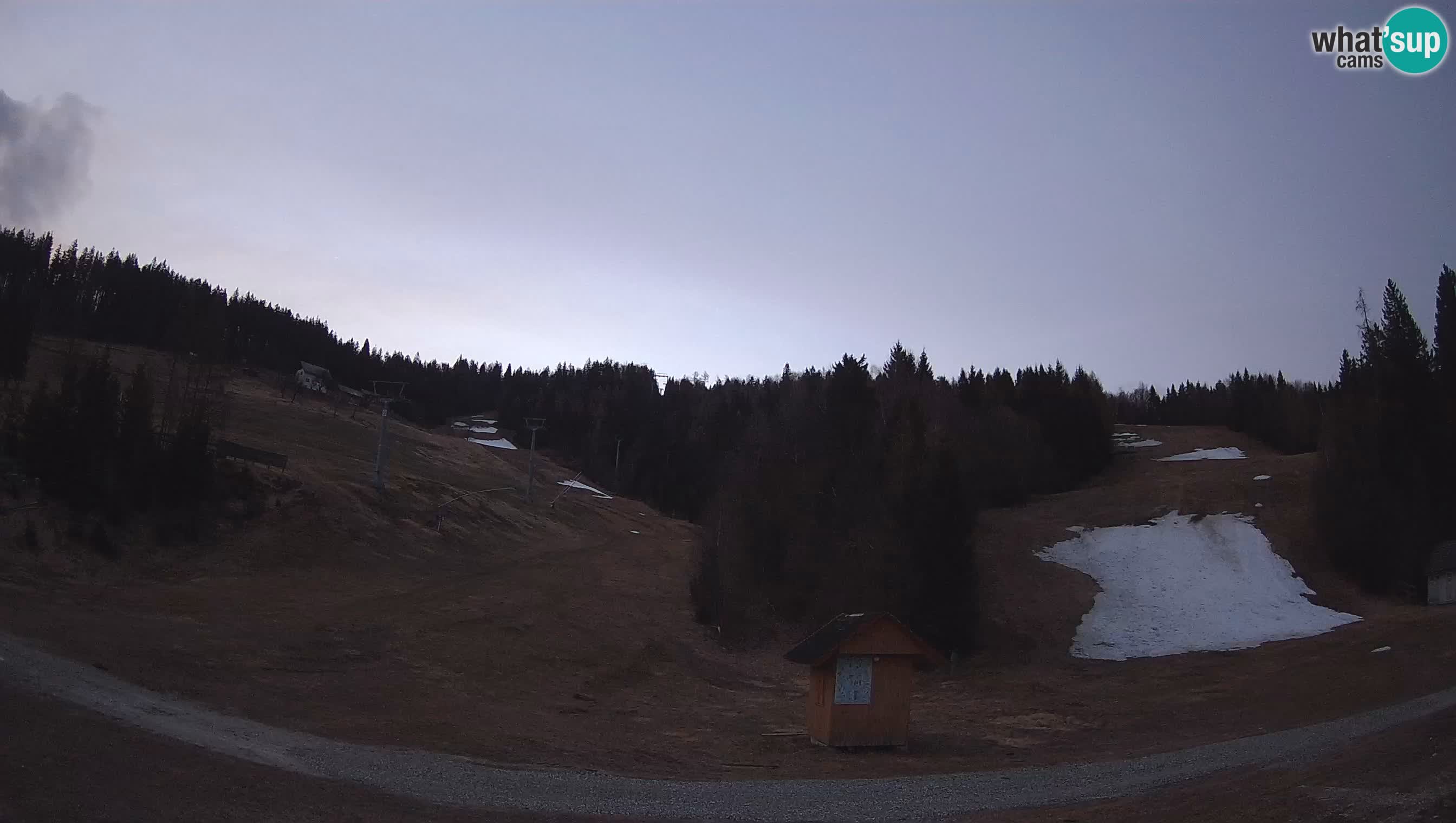 Web kamera Cerkno Brdo – Pogled uživo sa skijališta Cerkno