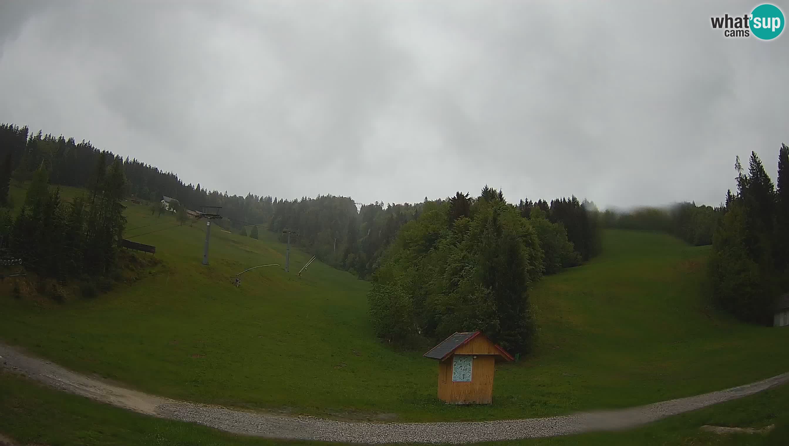 Spletna kamera Cerkno Brdo – Pogled v živo s smučišča Cerkno