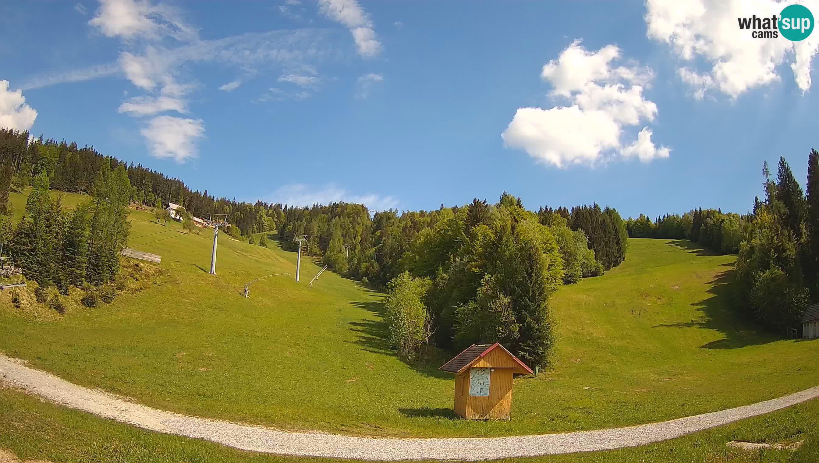 Web kamera Cerkno Brdo – Pogled uživo sa skijališta Cerkno