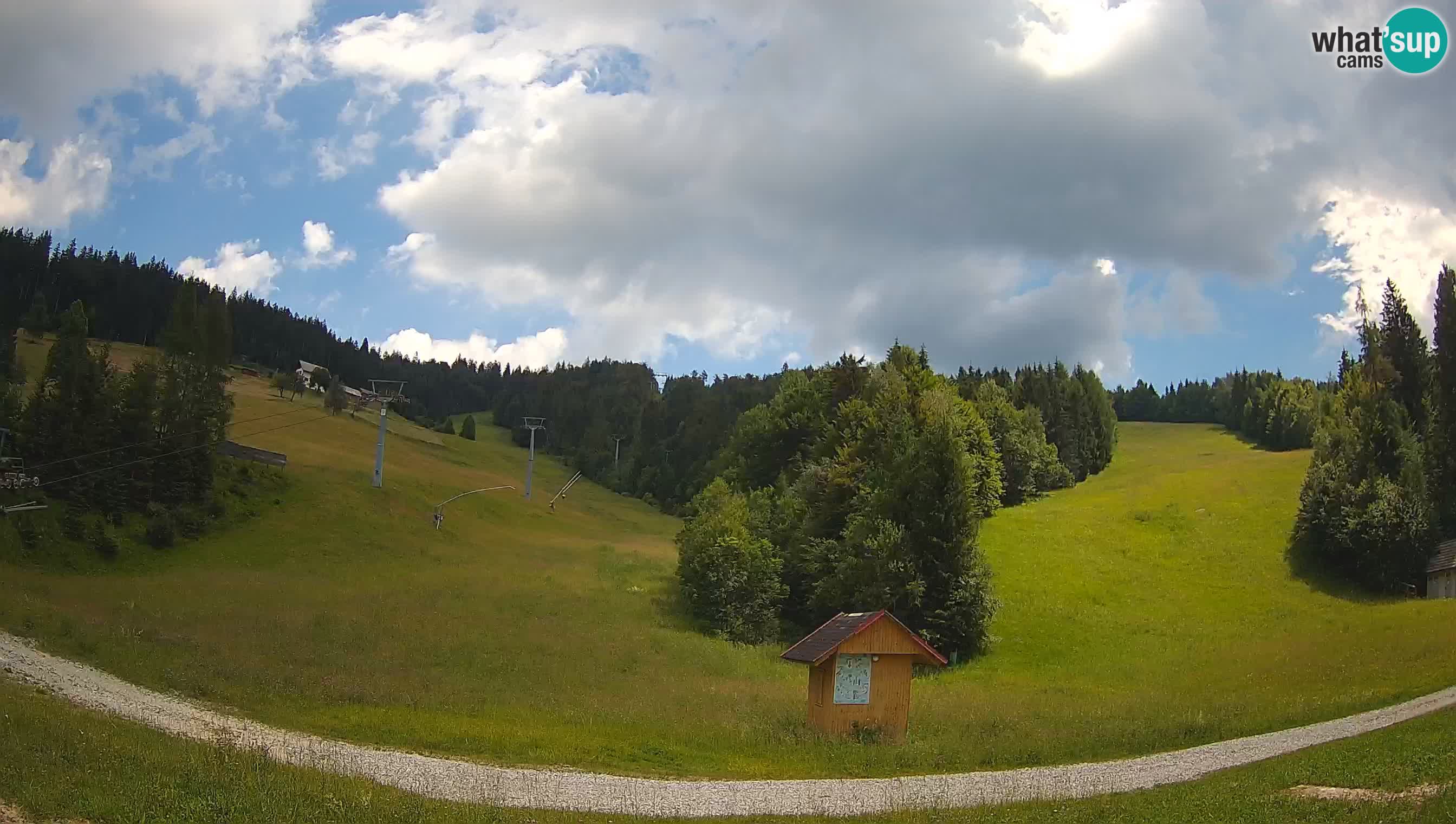 Webcam Cerkno Brdo – Vue en direct de la station de ski de Cerkno