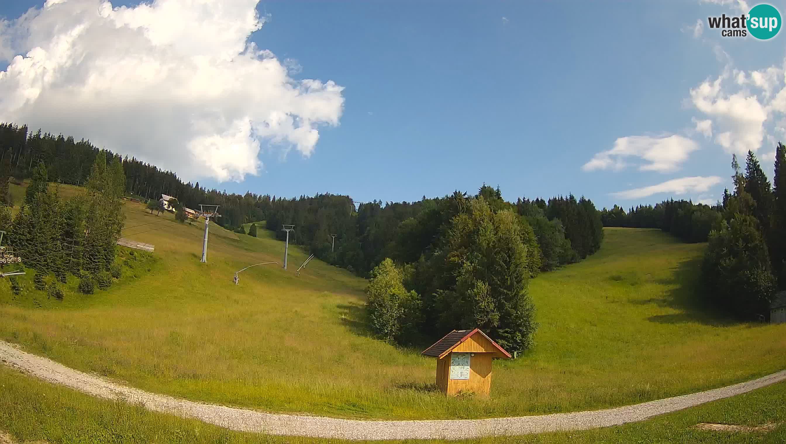 Webcam Cerkno Brdo – Vista live dalla Stazione sciistica di Cerkno