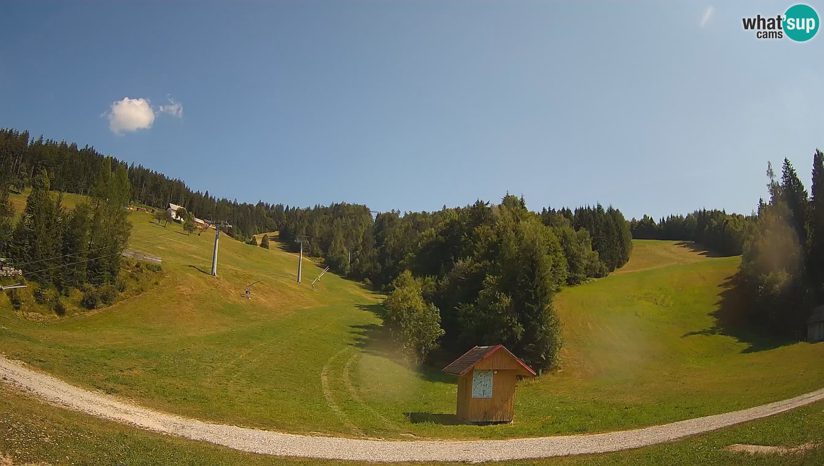 Spletna kamera Cerkno Brdo – Pogled v živo s smučišča Cerkno