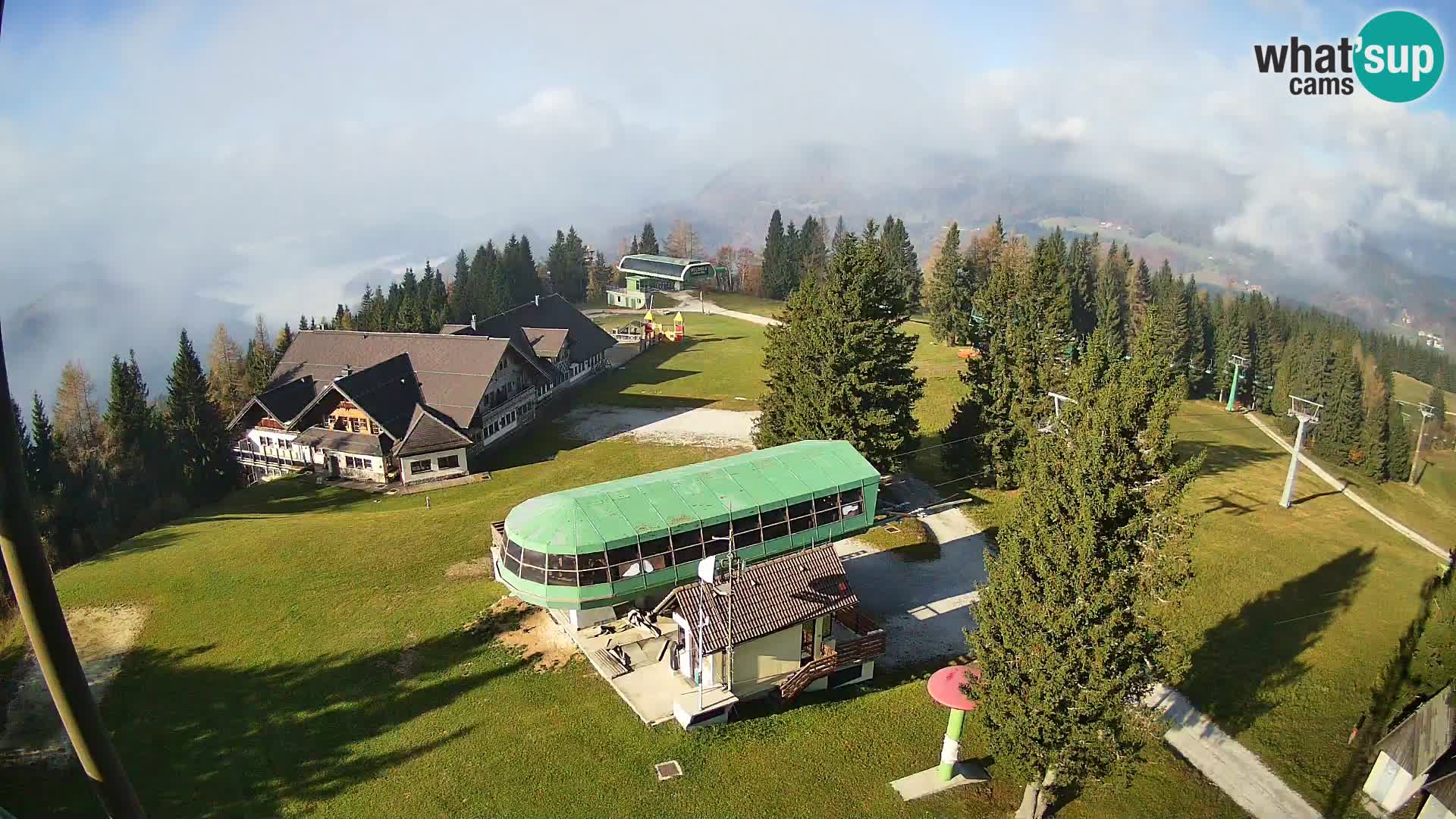 Live webcam Ski Cerkno – Počivalo